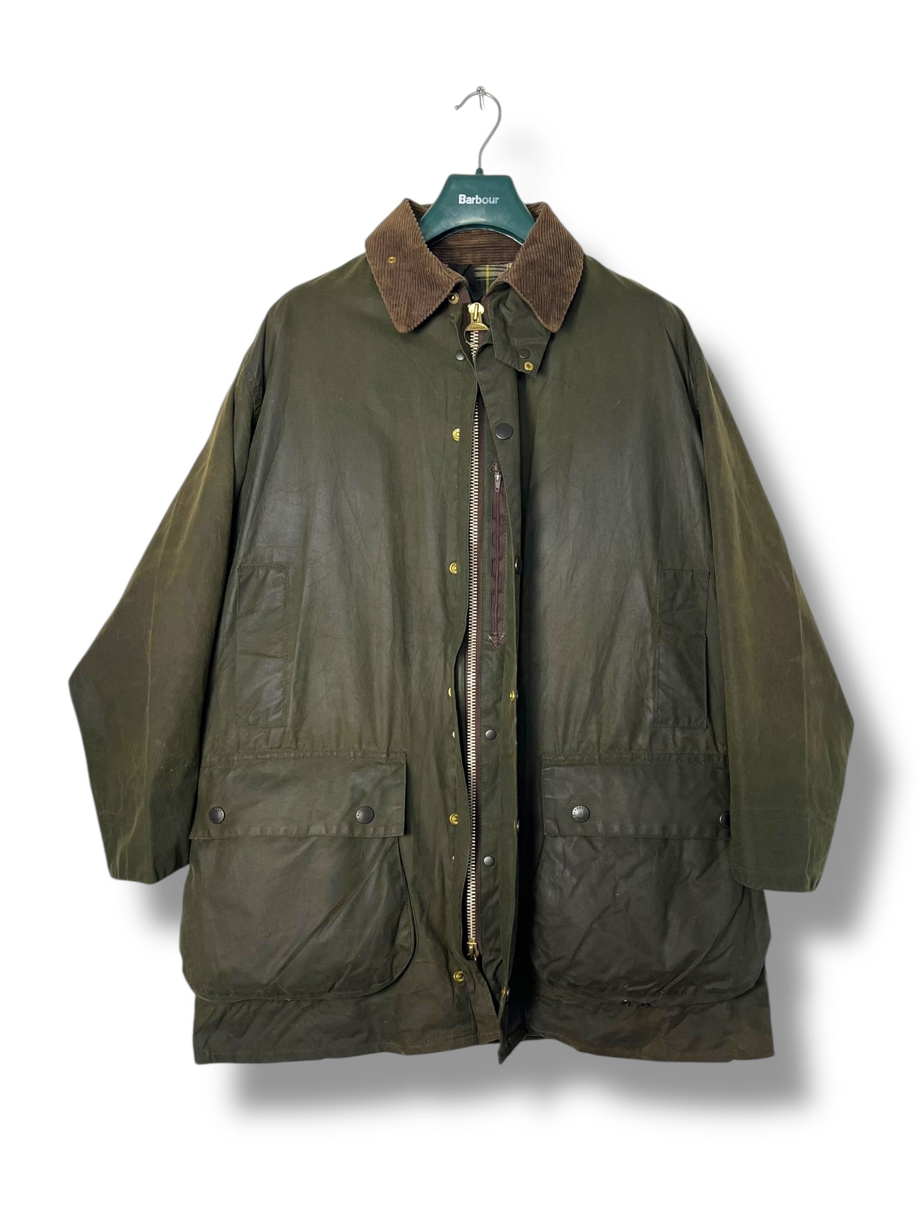 Barbour Border Jacket C40 Vintage Olive – 1994 – Draps Barcelona