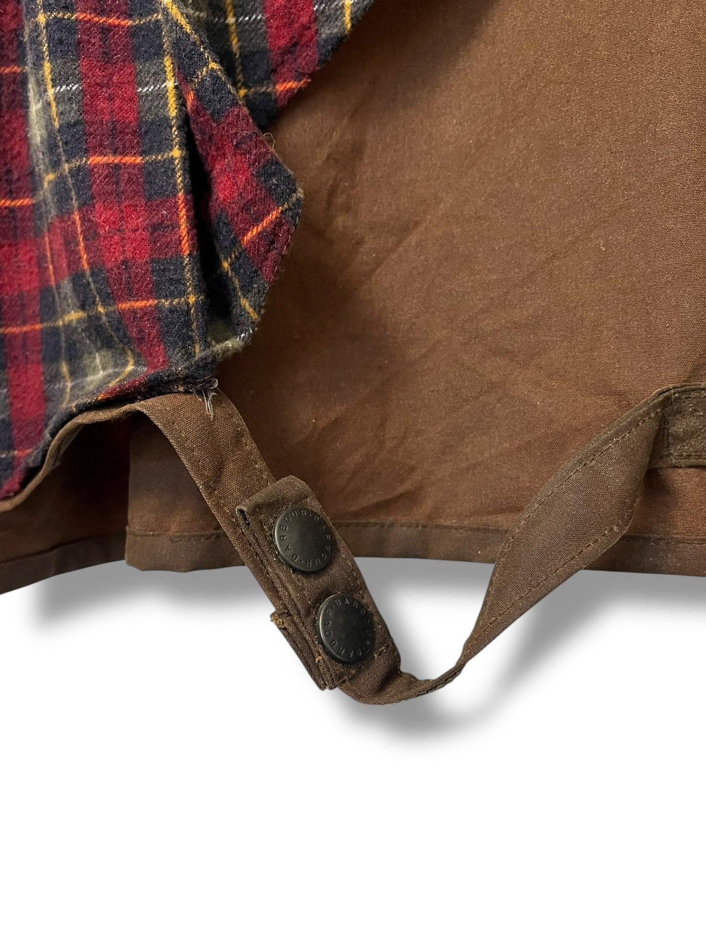 Barbour x Backhouse Waxed Raincoat – Brown – XL – 1990s - Selected by DRAPS