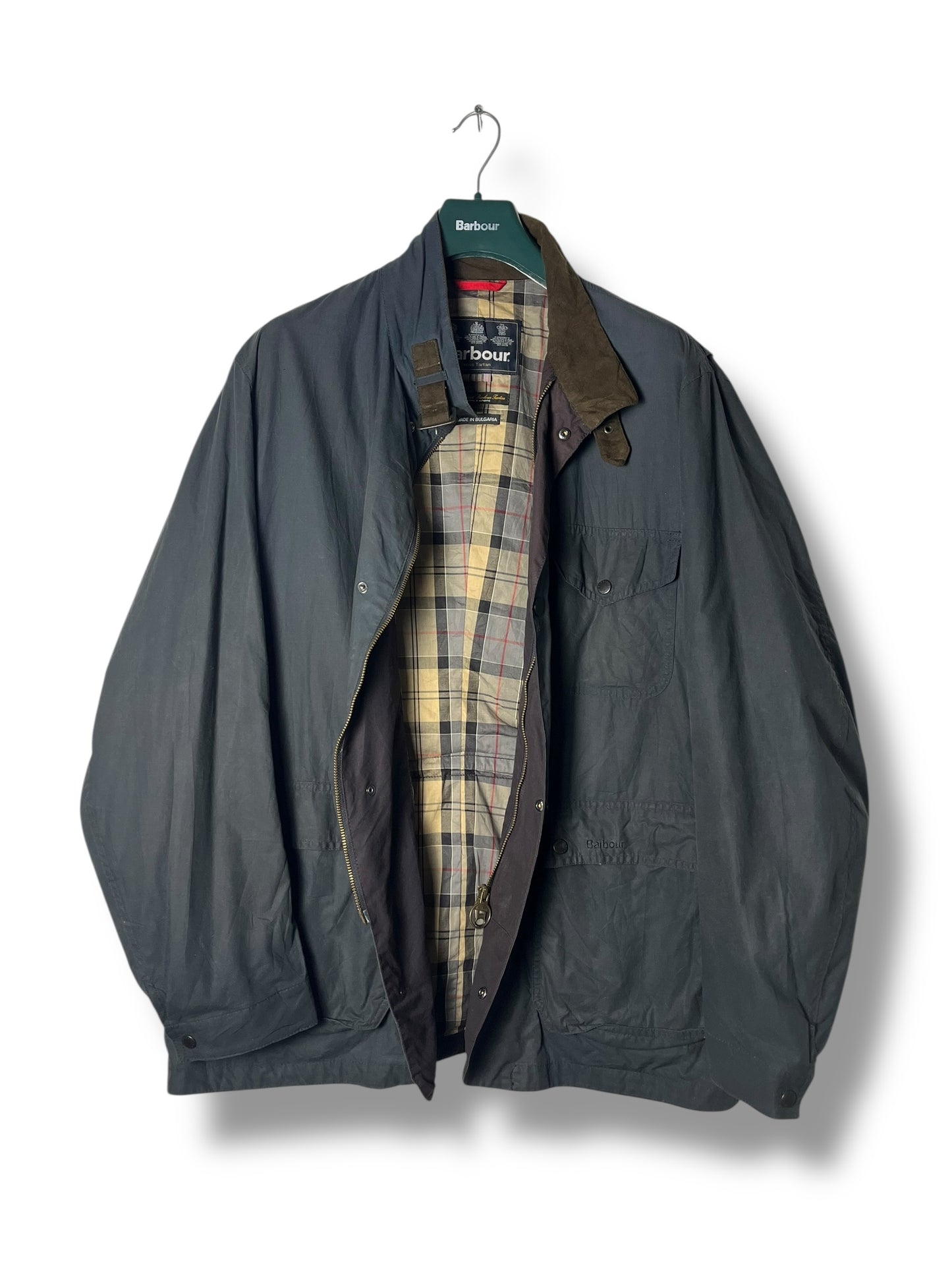 Kenmore Wax Jacket – Navy Blue – Size XXL – 100% Waxed Cotton