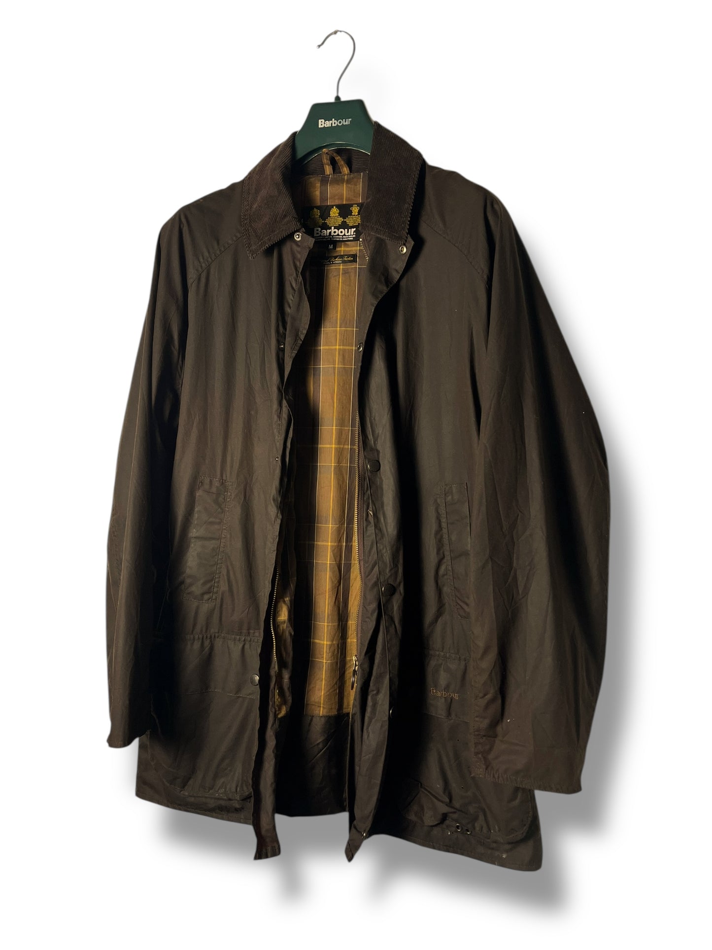 Barbour Flyweight Wax Jacket – Brown – Size M (Fits L)