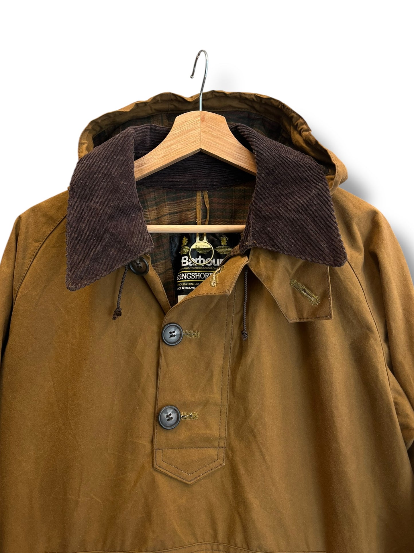 Rare Barbour Longshoreman 1995 Waxed Smock Jacket Medium UK Made in Uk