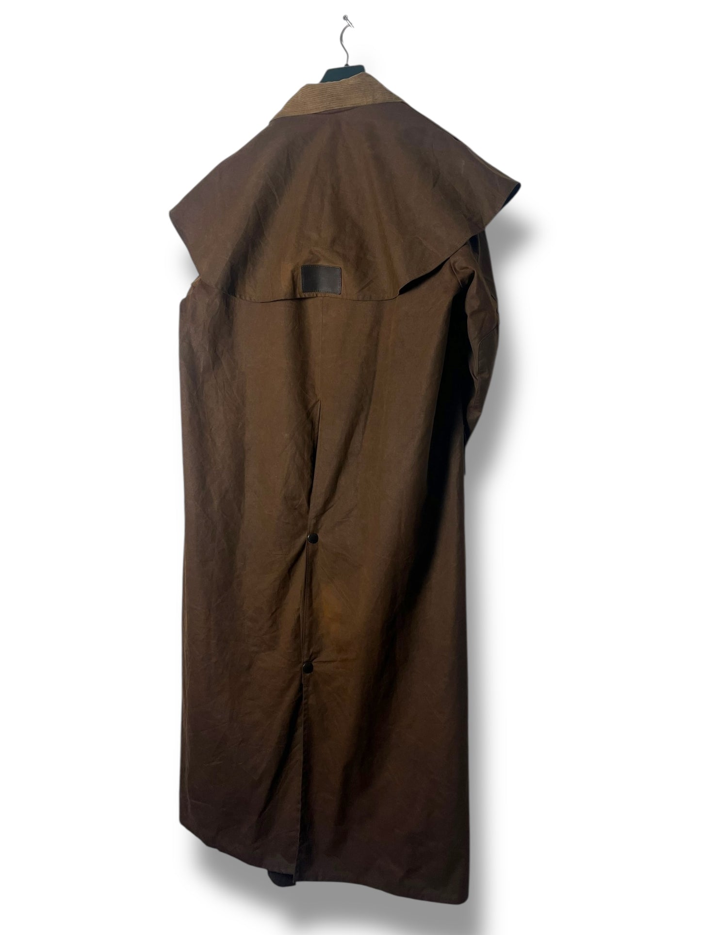 Backhouse Barbour Driza Bone Riding Coat – Vintage Brown C40