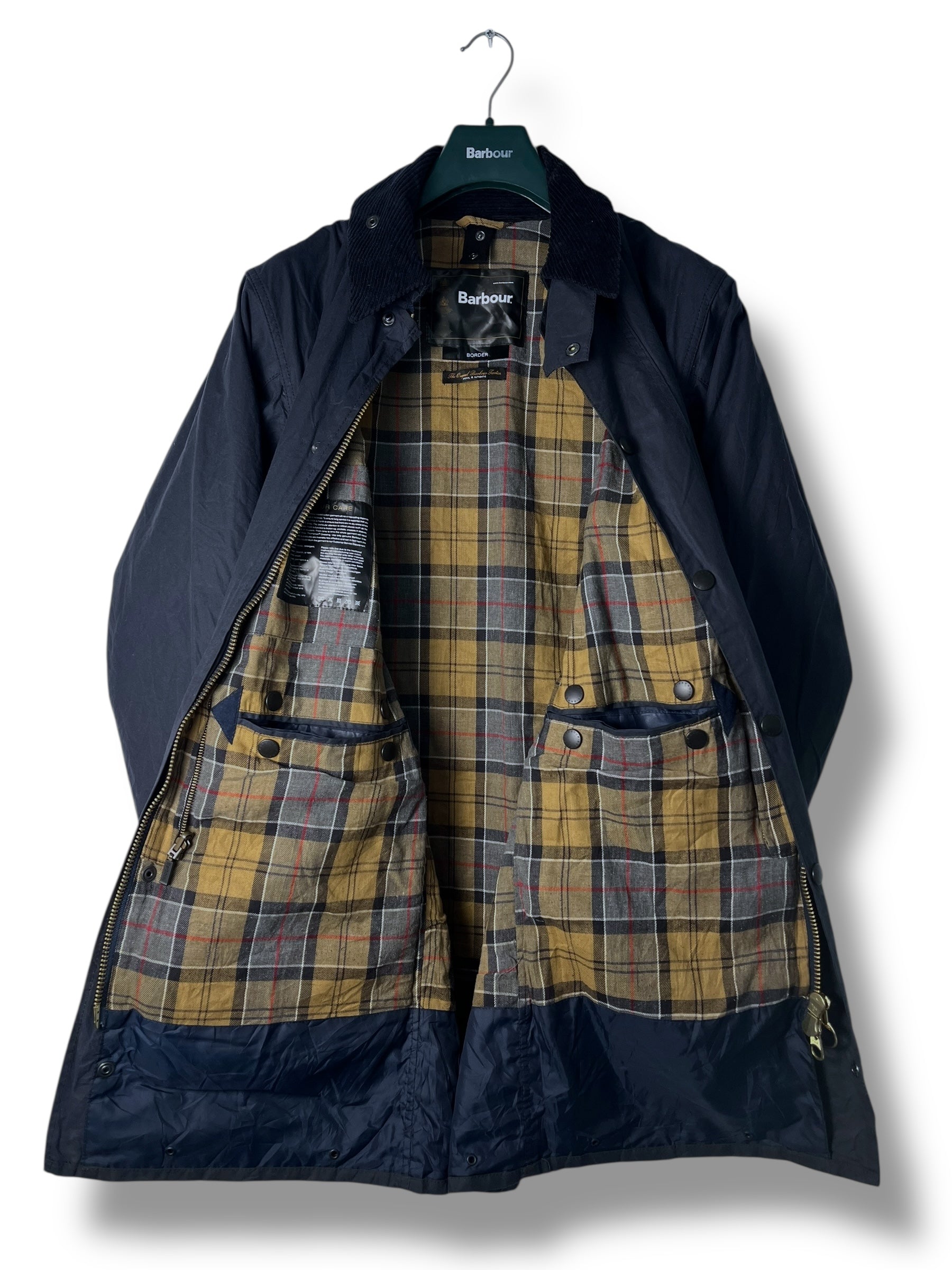 Barbour Border Wax Jacket – C34 (XS) – Modern – Draps Barcelona