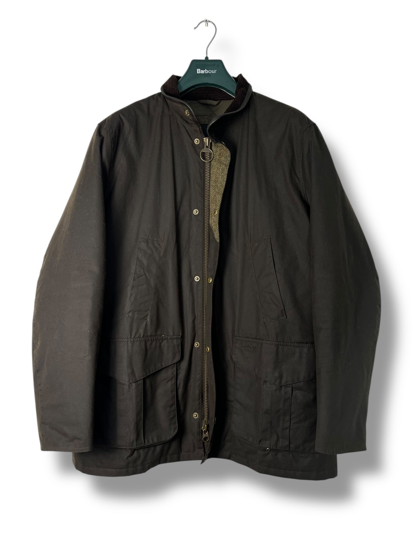 Barbour Hereford Wax Jacket – Olive – XL (2022) – Selected by DRAPS