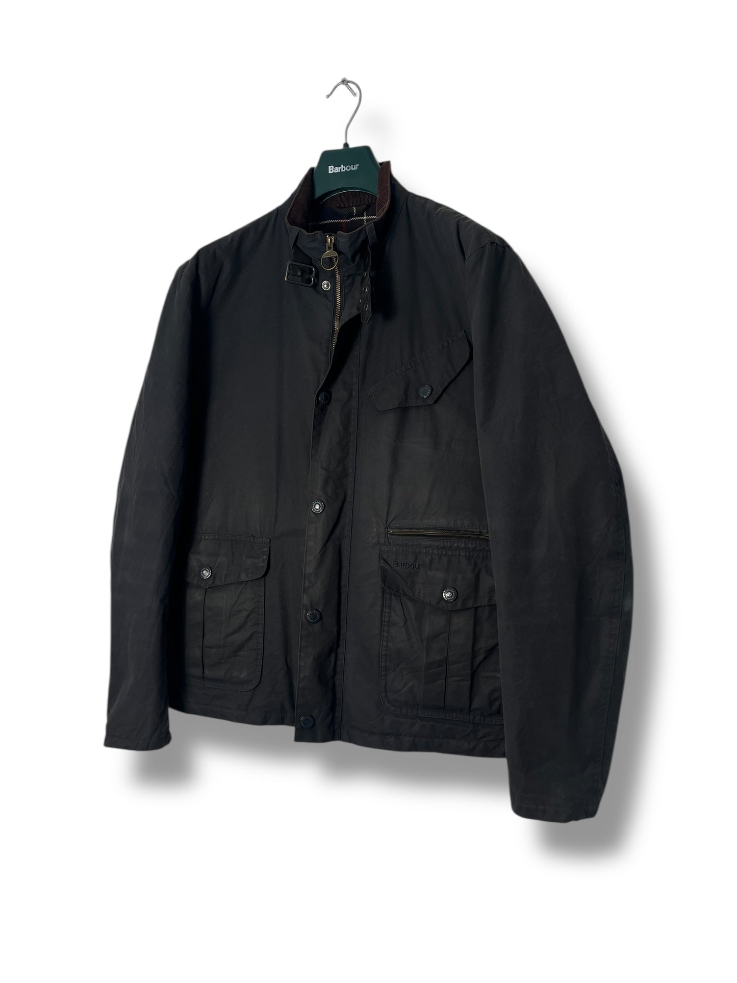 Barbour Kiltland Jacket – XL – Vintage Navy