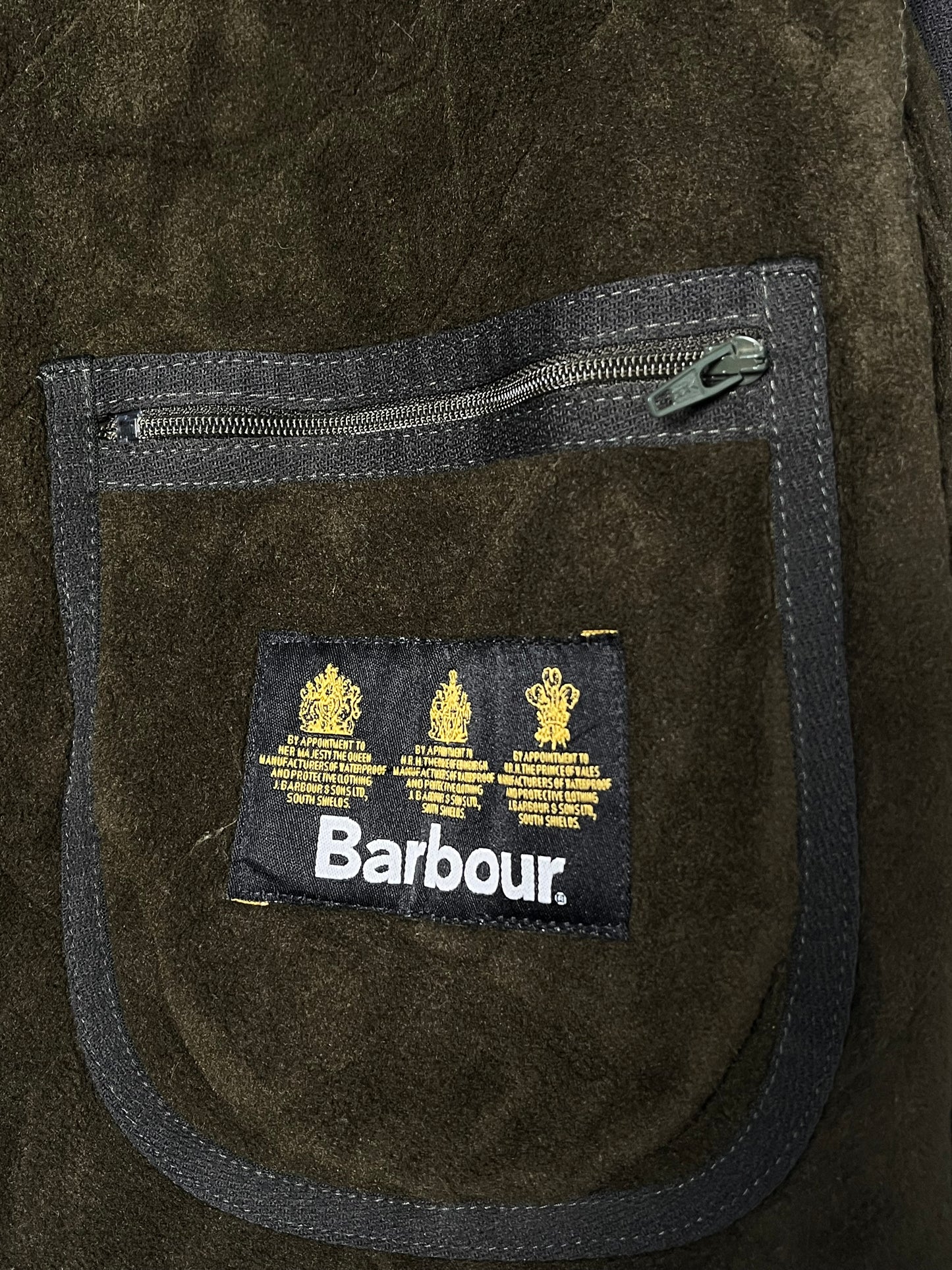 Barbour Beaufort Classic Wax Jacket – C48/XXL– Olive – Quilted Liner Included