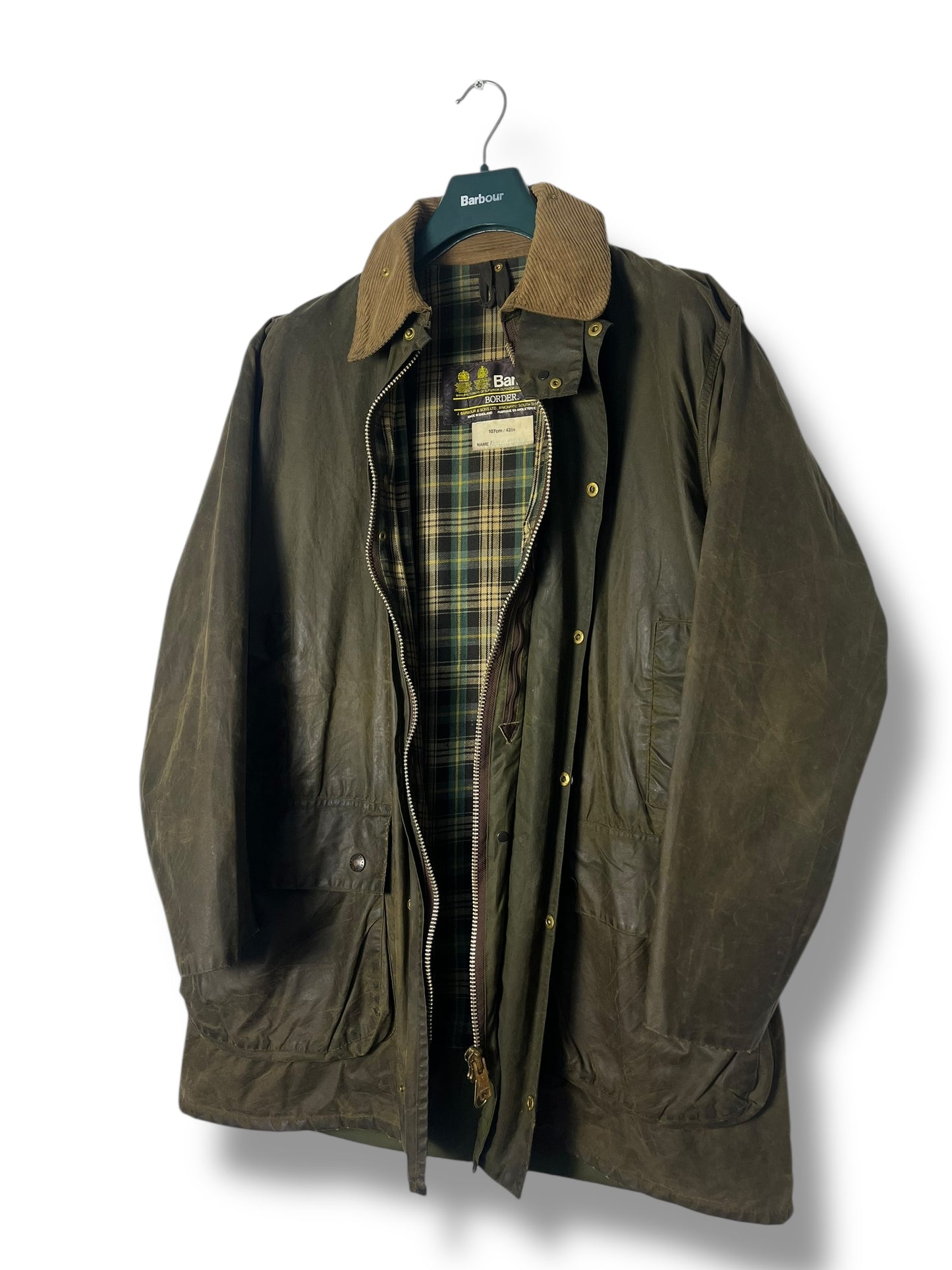 Barbour Border Wax Jacket C42 – 1985 – Vintage