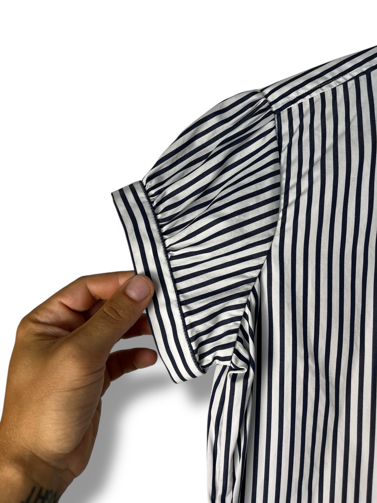 Ralph Lauren Sport Edition Women’s Striped Shirt Black/White – Size M