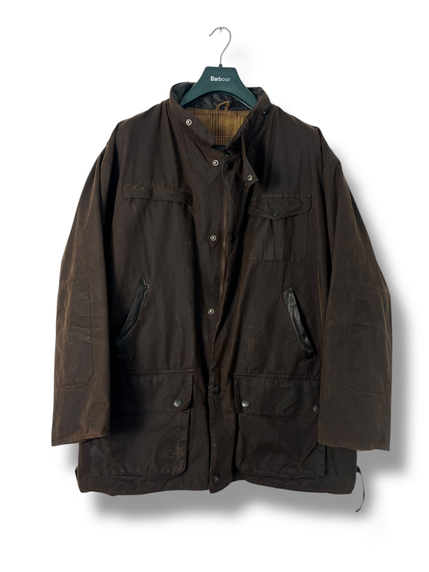 Barbour Bushman Wax Jacket – Dark Brown XXL 2000’s