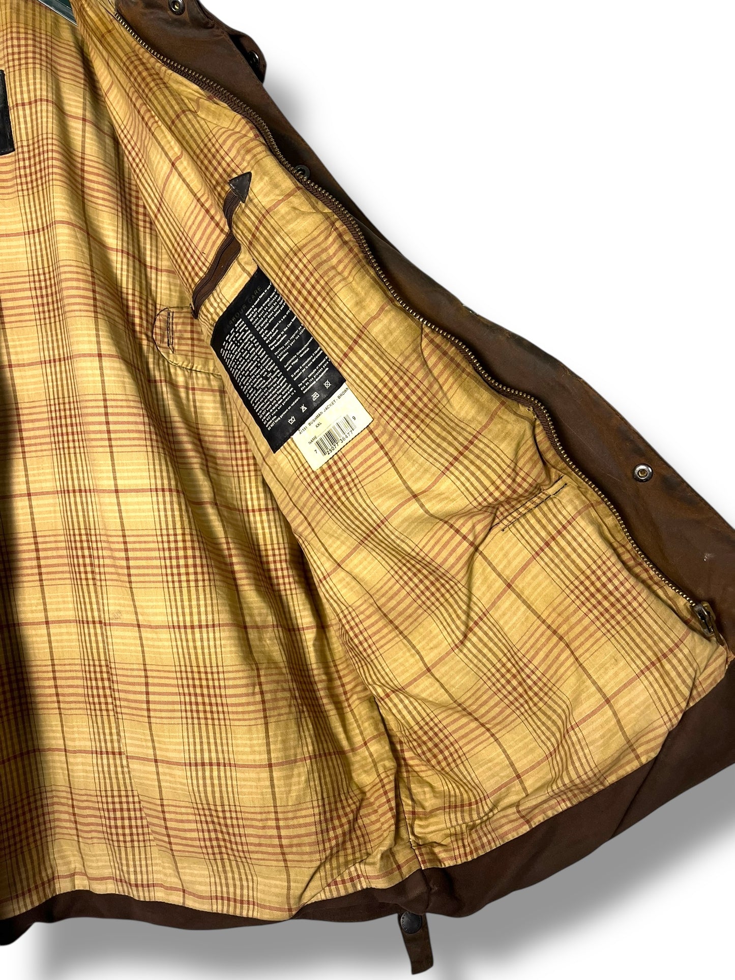 Barbour Bushman Wax Jacket – Dark Brown XXL 2000’s