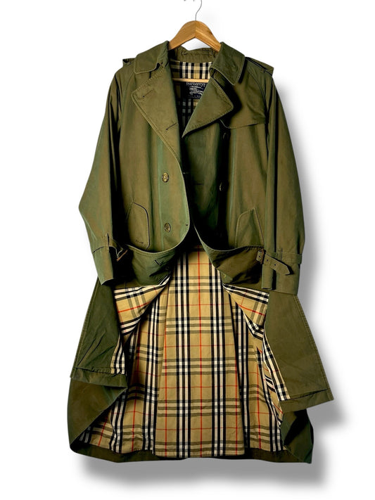 Rare Burberry Trench Coat – UK 10 Lightreactive green