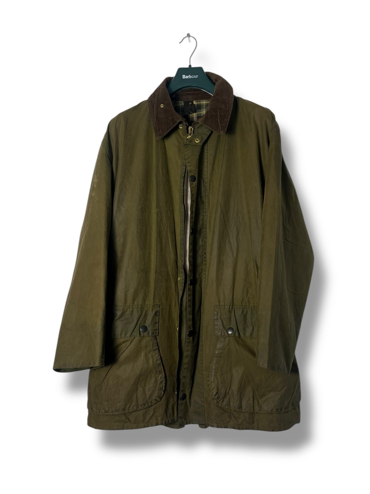 Barbour Border C46 Vintage 1988 – Olive Green