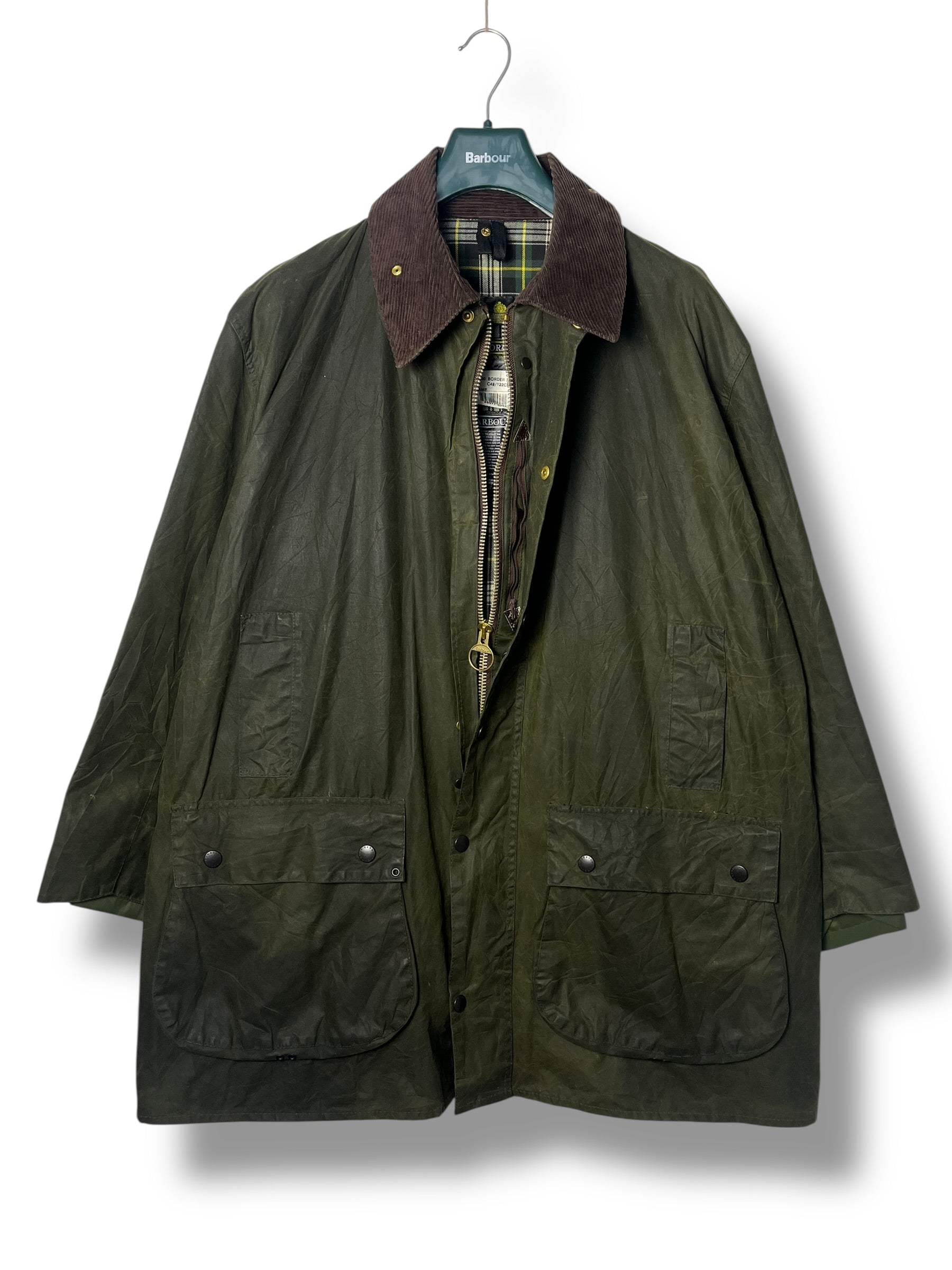 加*一様 barbour border 42 2000年製 楽天市場】Barbour BORDER WAX JACKET バブアー ボーダー ワックス