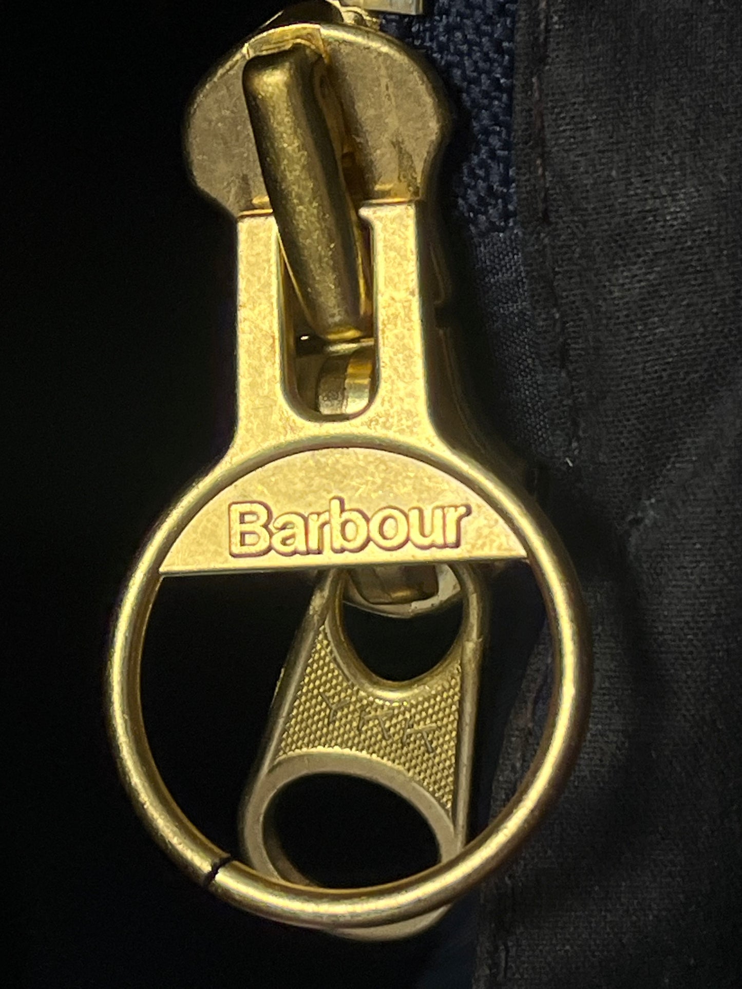 Barbour Border Wax Jacket Blue Navy C52/ XXL 1997