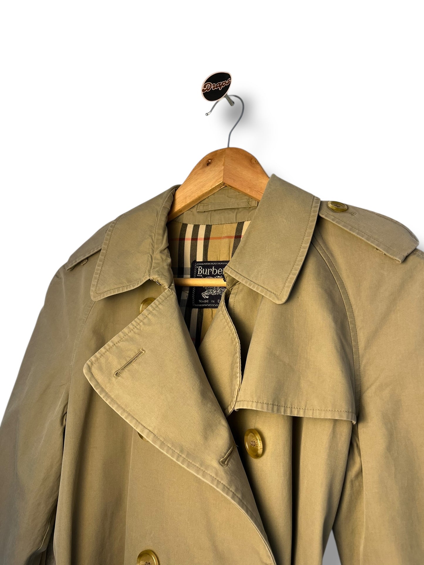 Original 90’s Vintage Burberry Trench Coat (Women’s) - UK 6