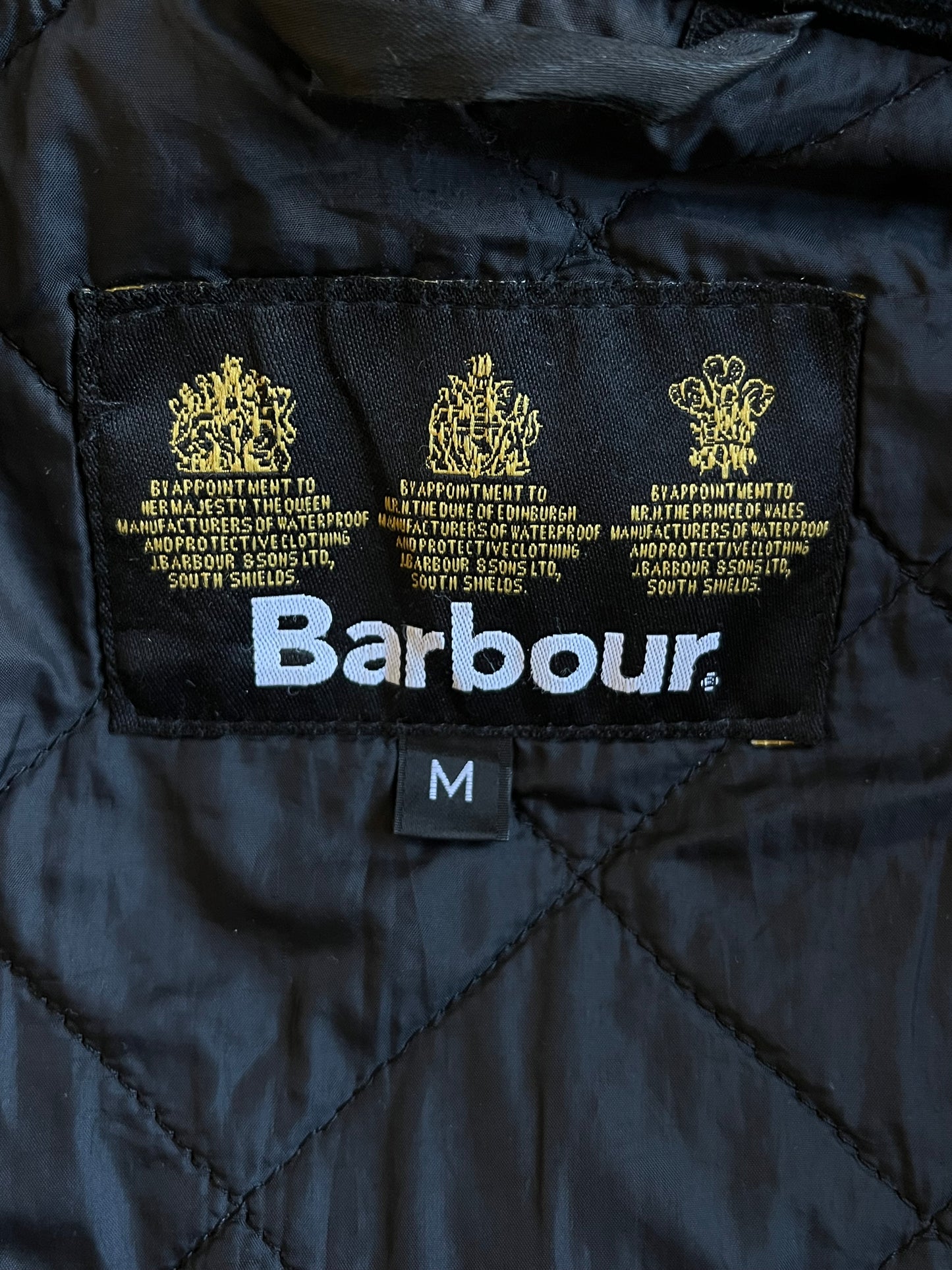 Barbour Sapper Wax Jacket M Black Vintage 2000’s