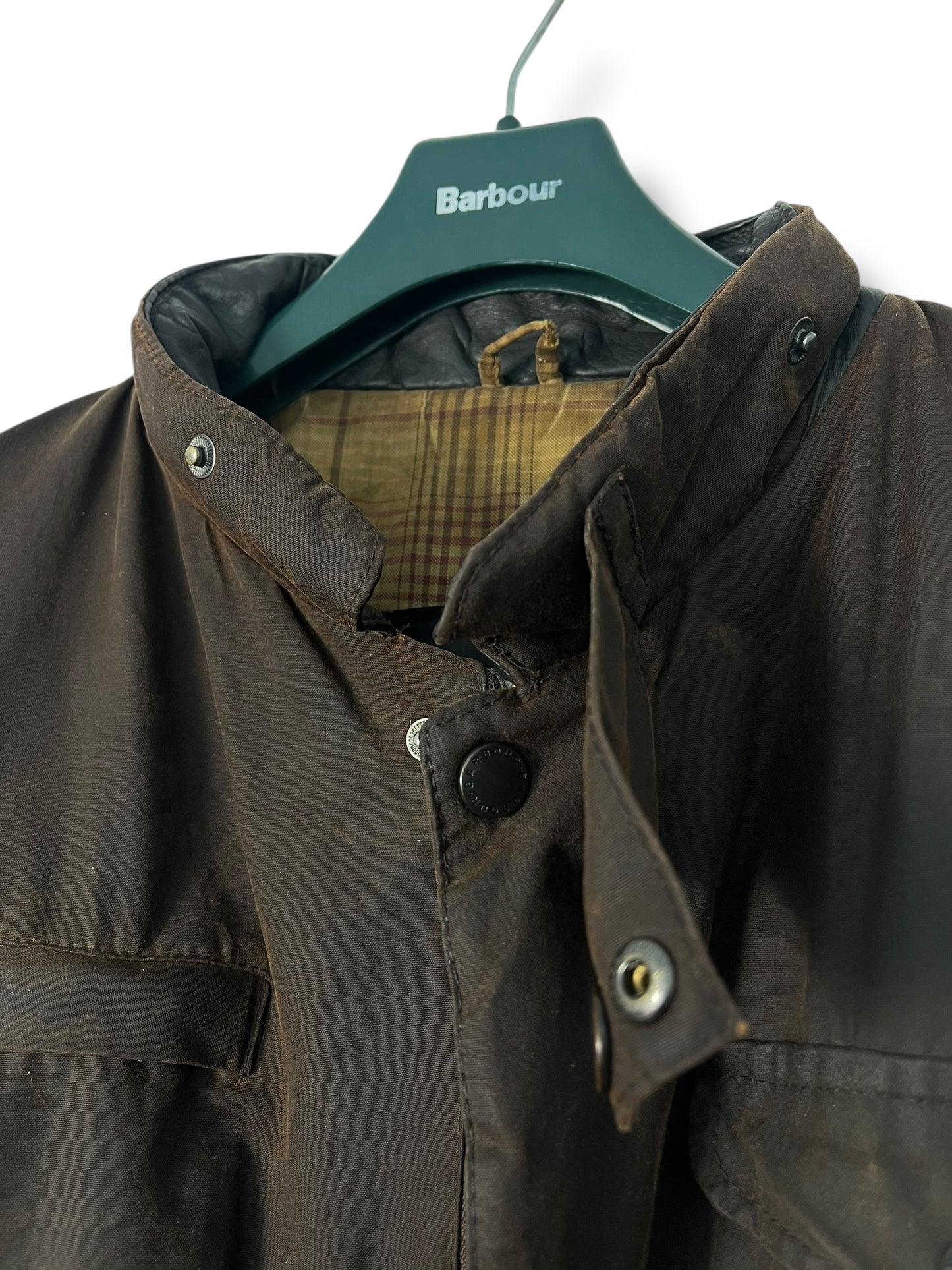 Barbour Bushman Wax Jacket – Dark Brown XXL 2000’s