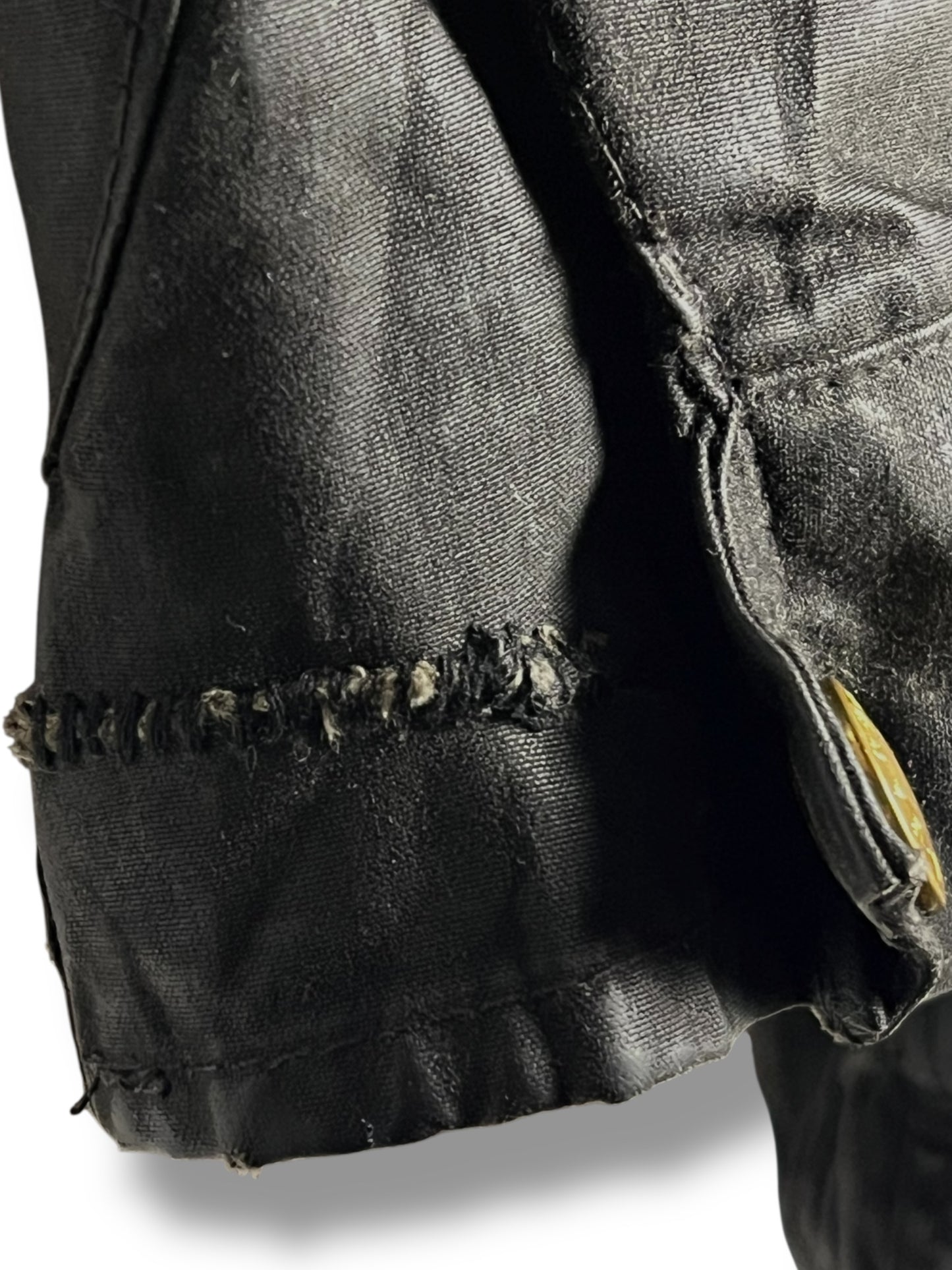 Rare Barbour International A7 Wax Jacket 1992 Navy Blue Vintage C40 UK