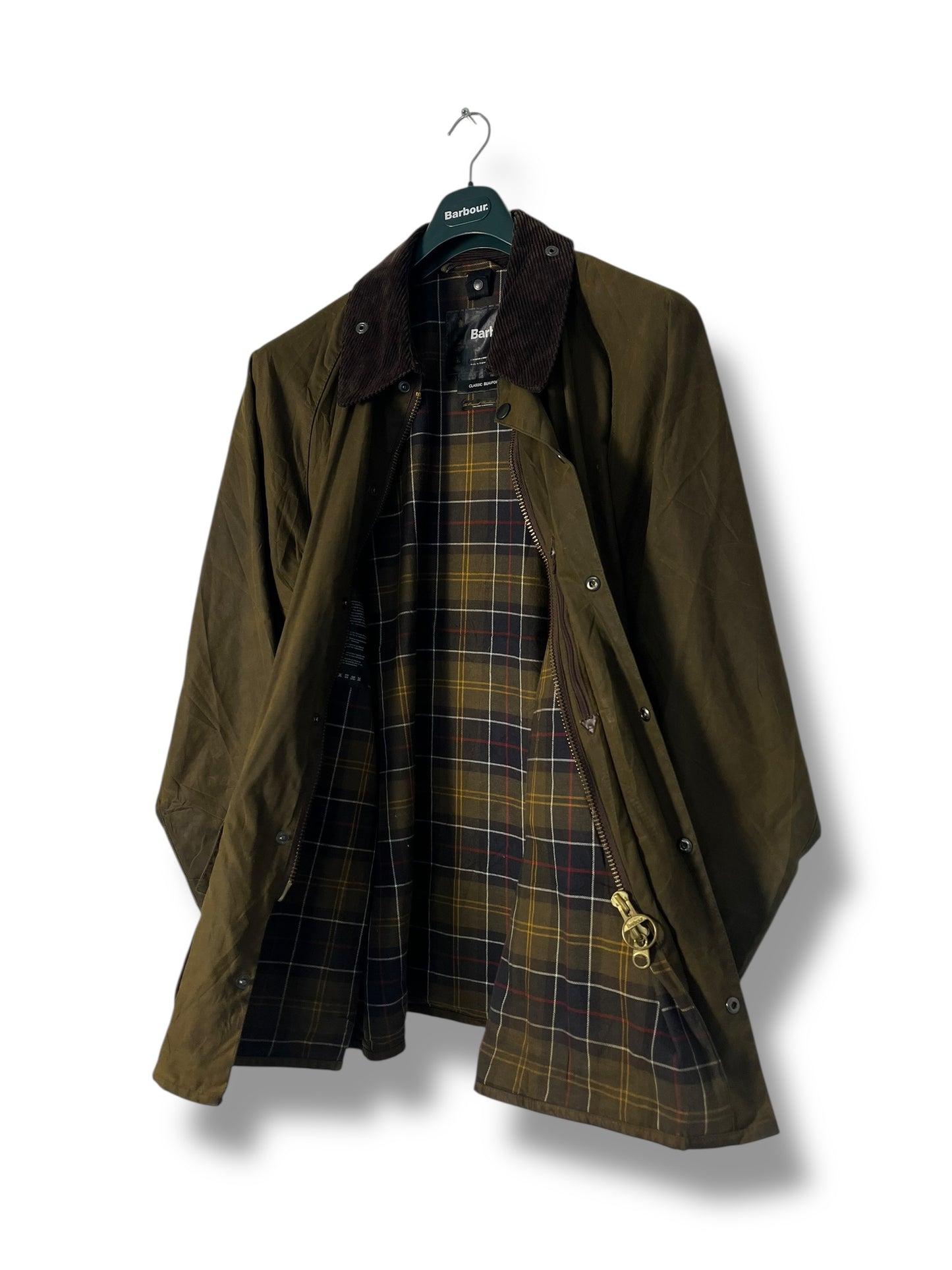 Barbour Beaufort C46 Vintage Waxed Jacket – Olive (2000)