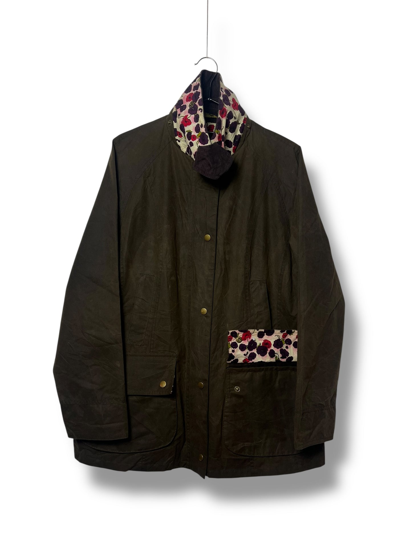 Barbour Beadnell Printed – Wax Jacket – UK16/XL