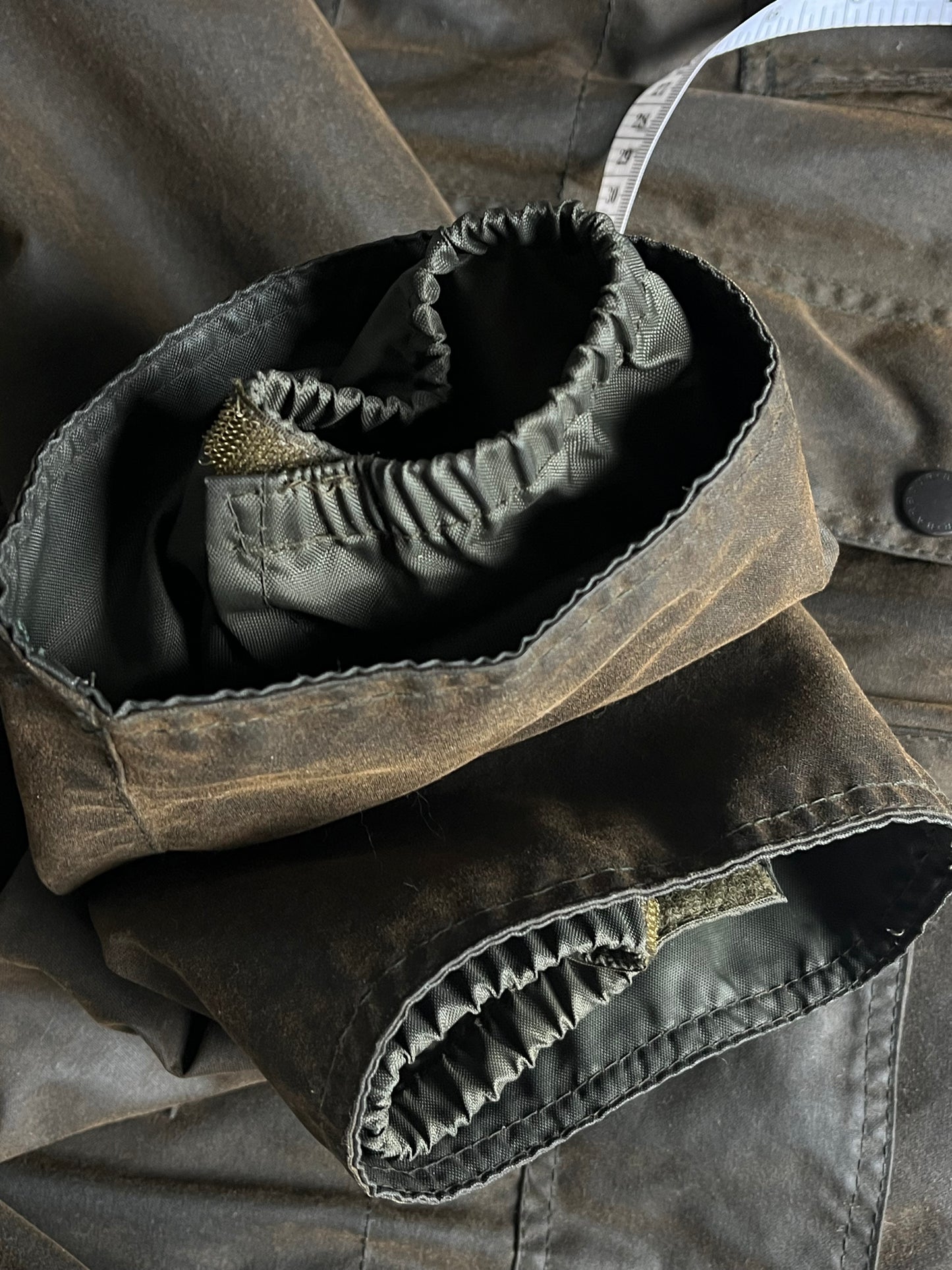 Rare Barbour Cowen Commando Jacket – Olive Brown – C46 XXL