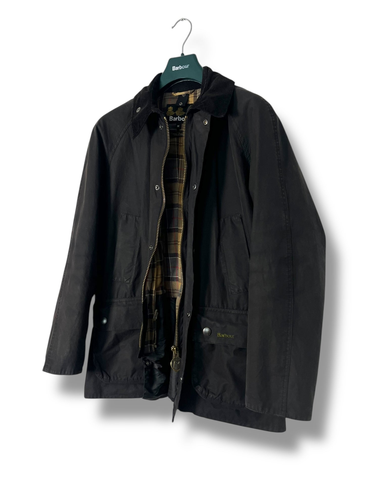 Barbour Ashby MWX0873BK91 – Vintage Black Wax Jacket (Size M)