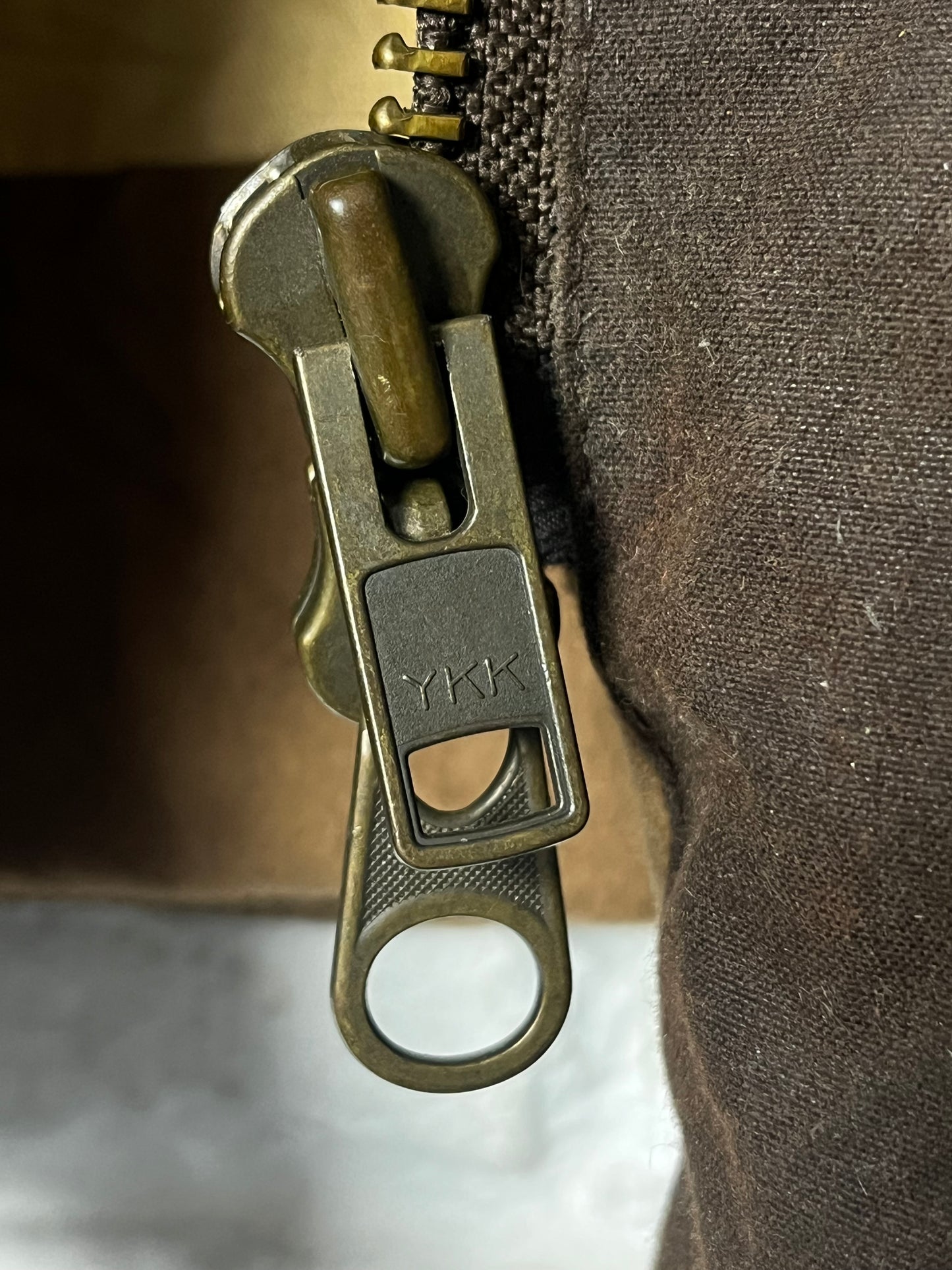 Backhouse Worker Waxed Cotton Jacket – XL – Brown