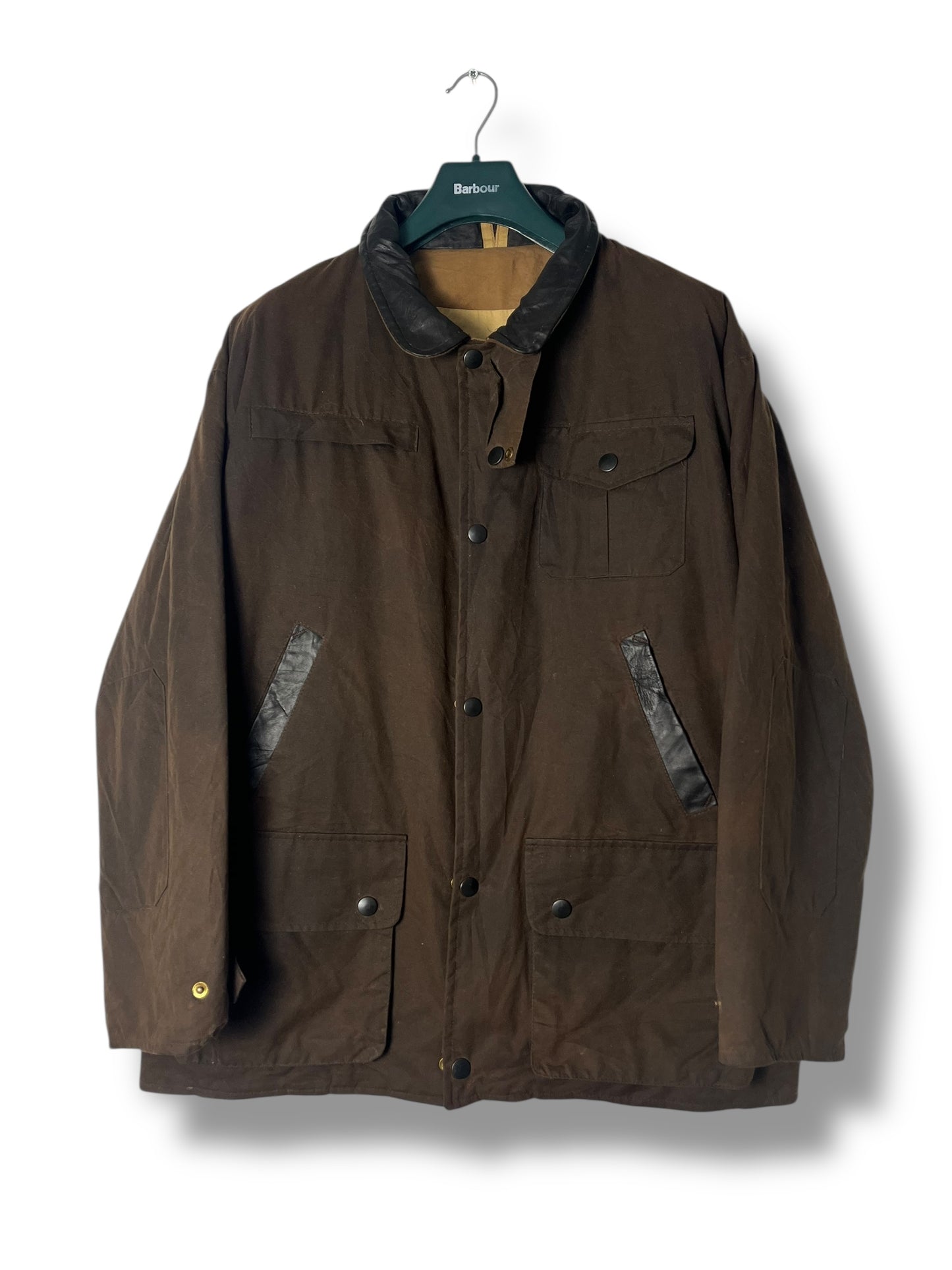 Backhouse Worker Waxed Cotton Jacket – XL – Brown