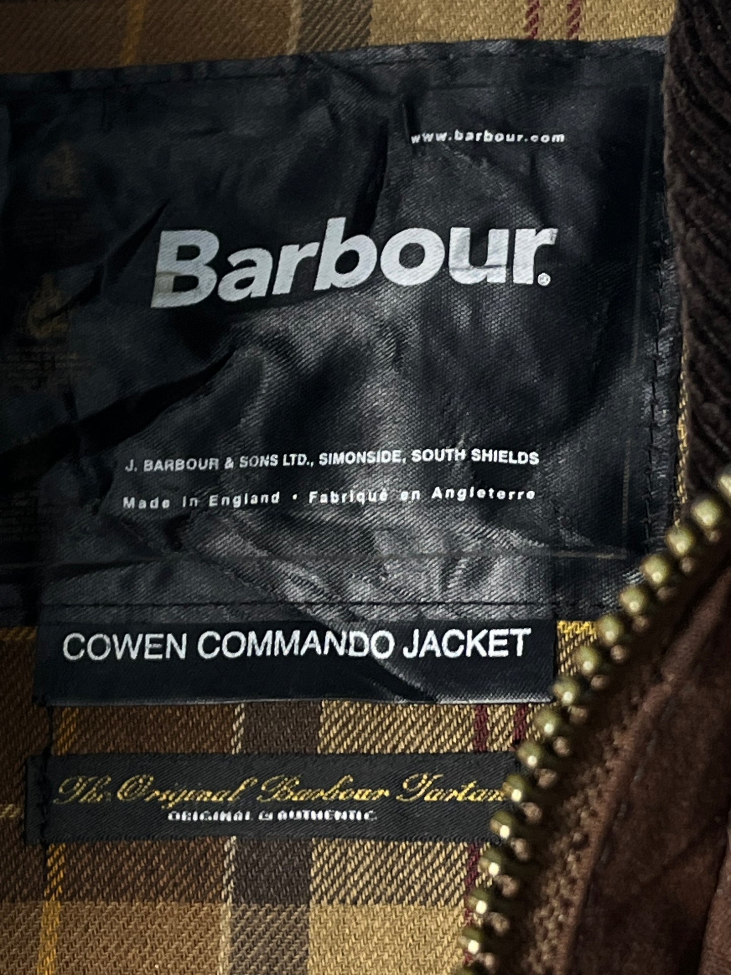 Rare Barbour Cowen Commando Jacket – Rust – C48