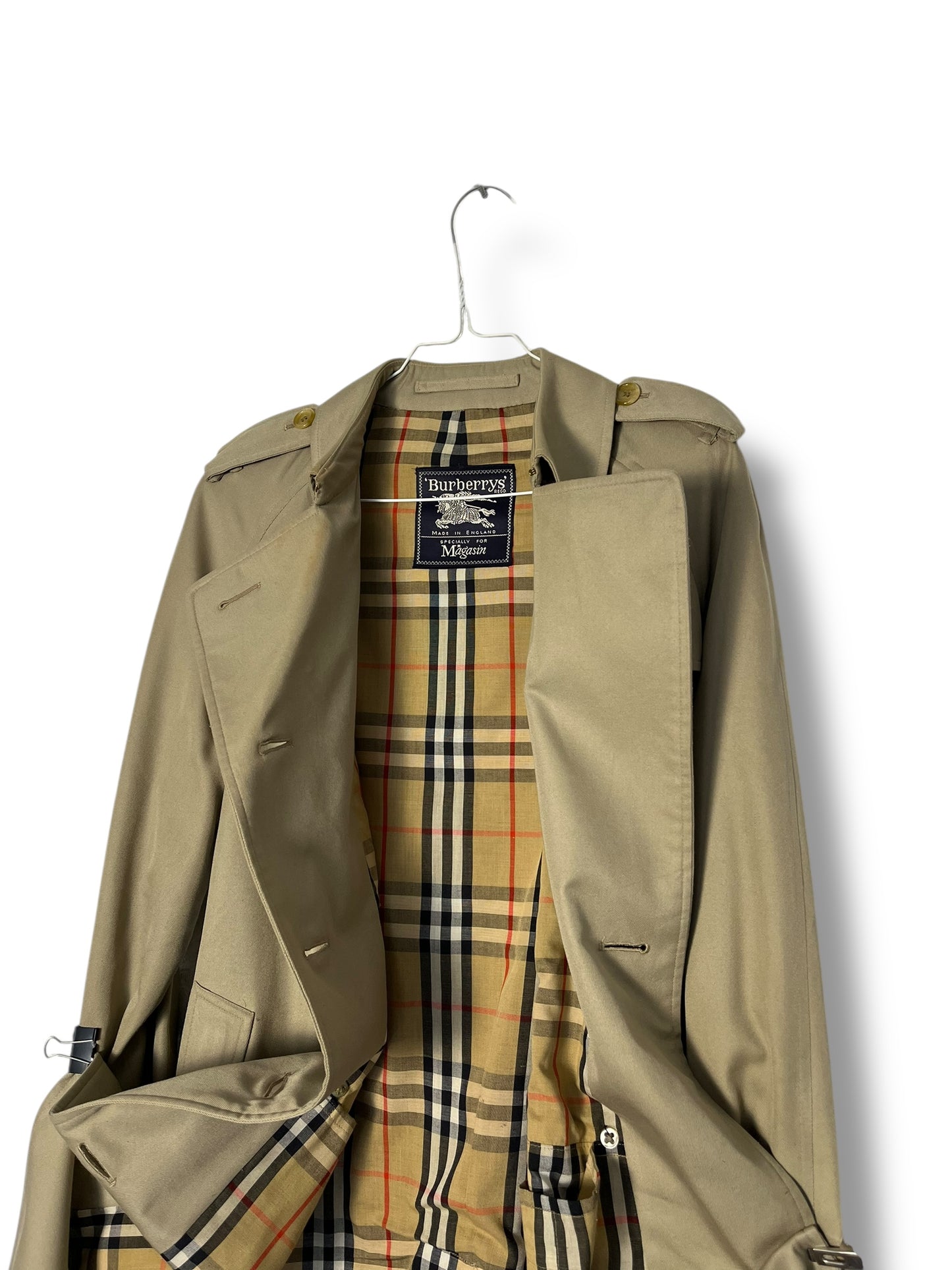 Original 90’s Vintage C83A Burberry Long Trench Belted