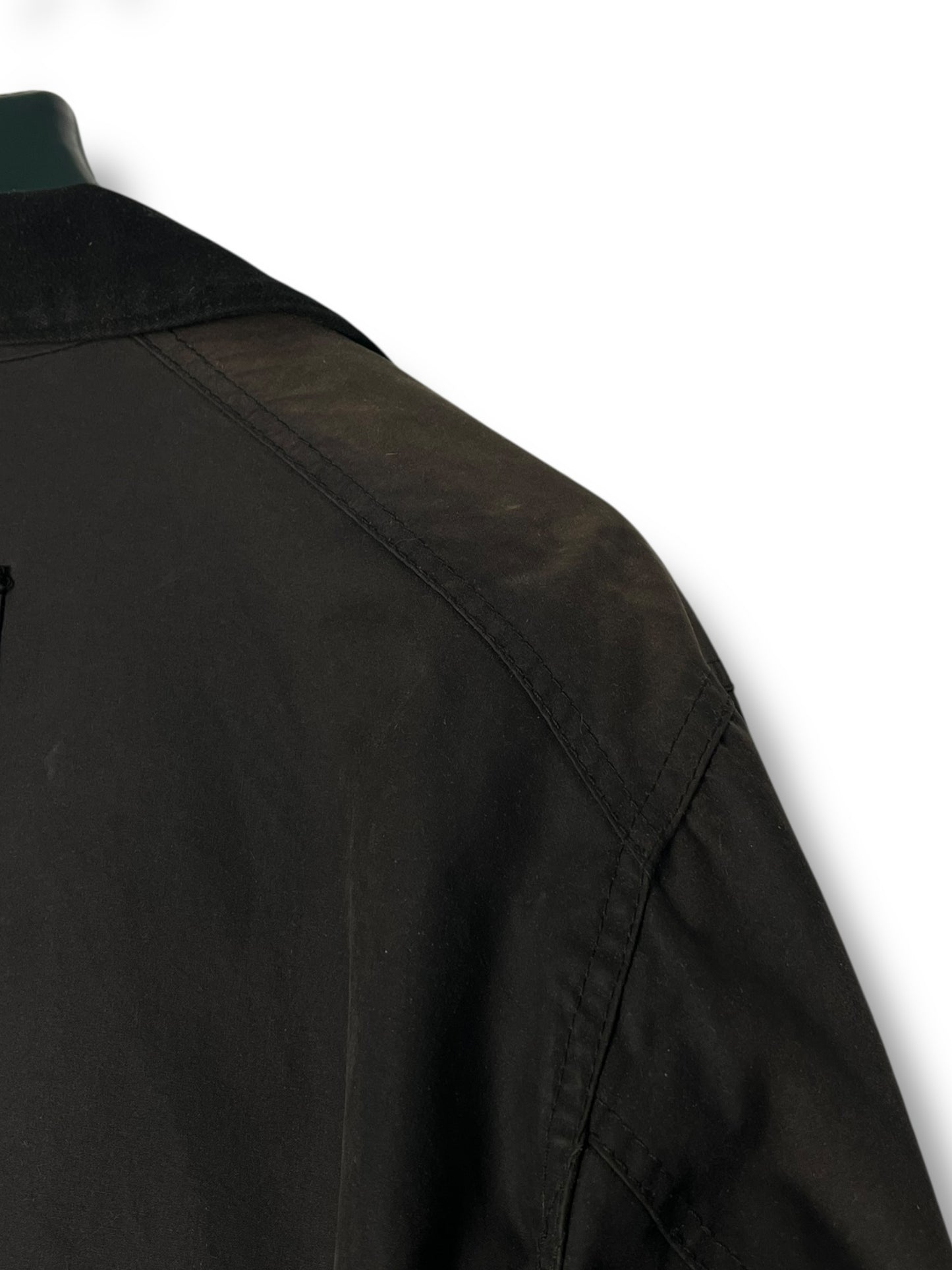 Barbour Utility Wax Jacket Black L Vintage