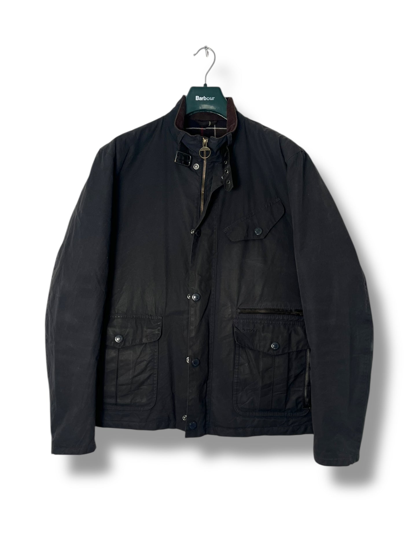 Barbour Kiltland Jacket – XL – Vintage Navy