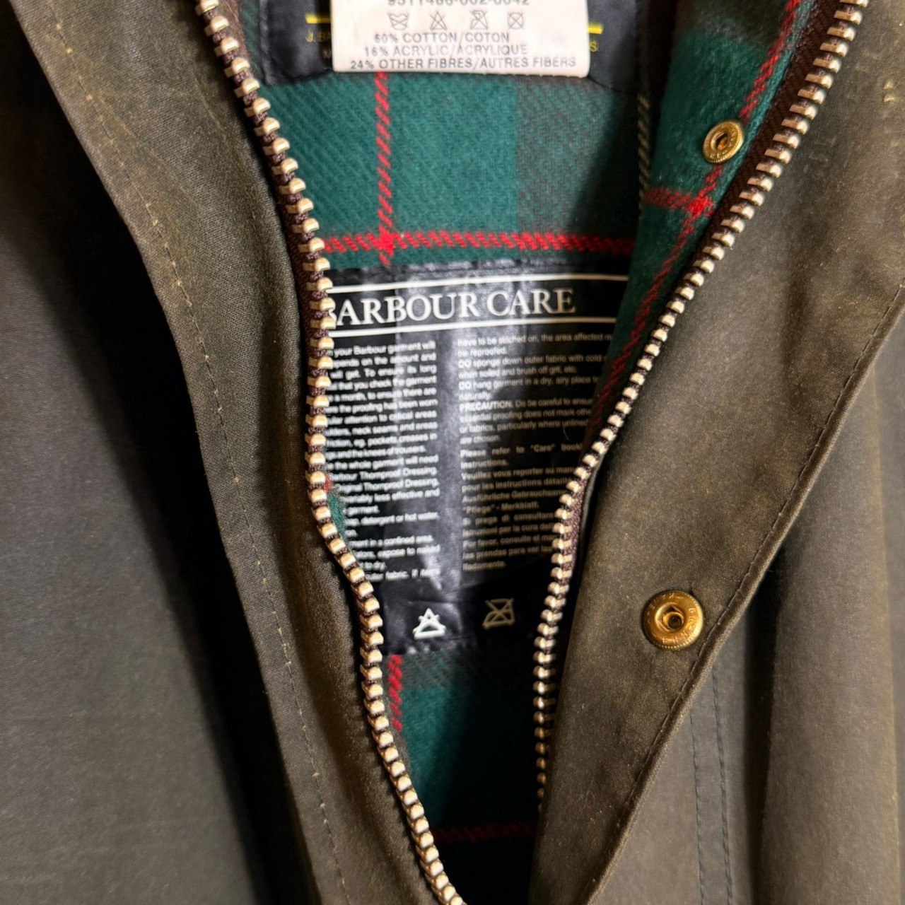Northumbria Vintage 90's C40 Sage Green