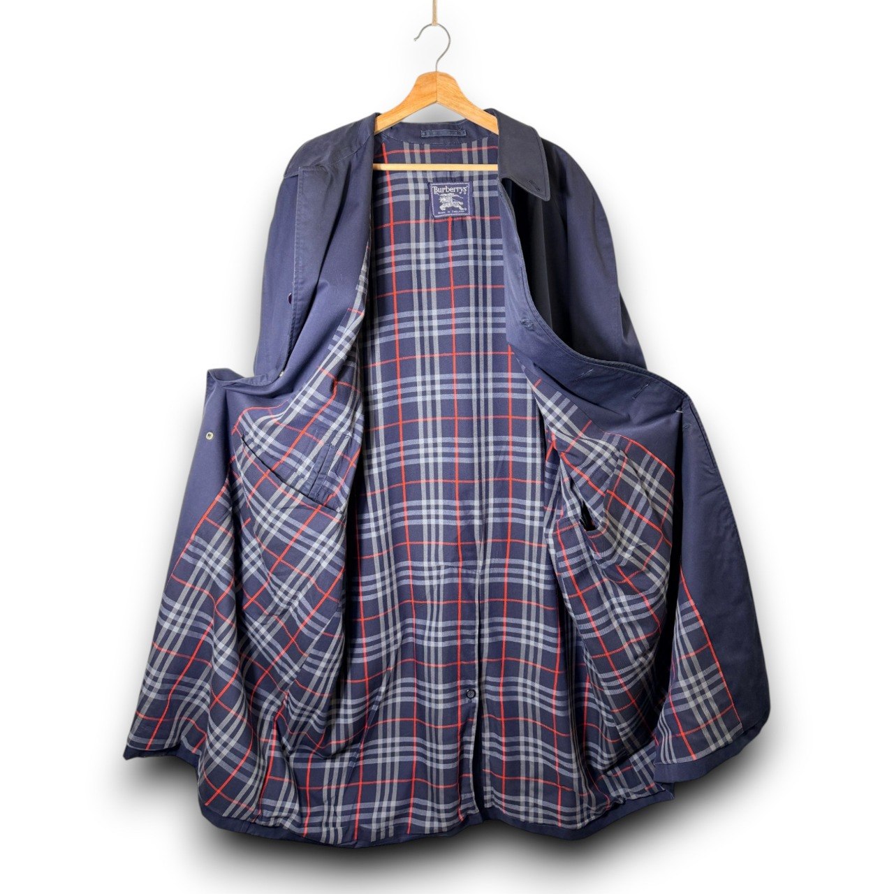 Burberry Trenc COat 50 XXL Blu