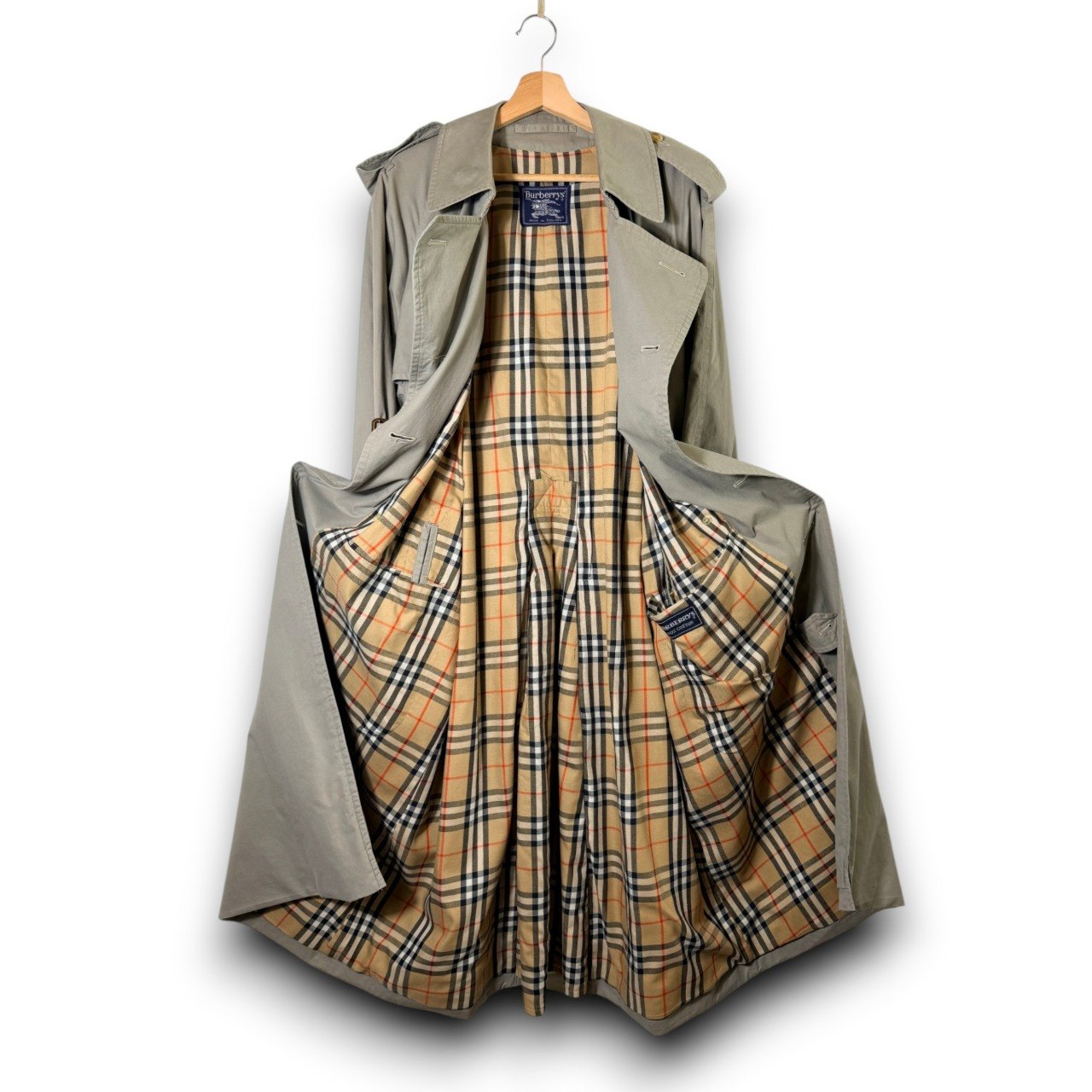Burberry Trench Coat Double Breasted XL Beige