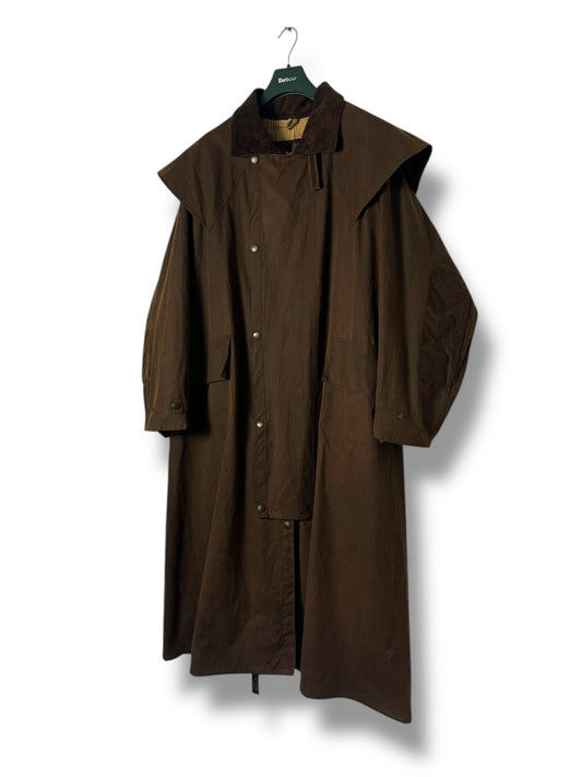 Barbour Stockman Wax Coat Brown XXL (2000s)