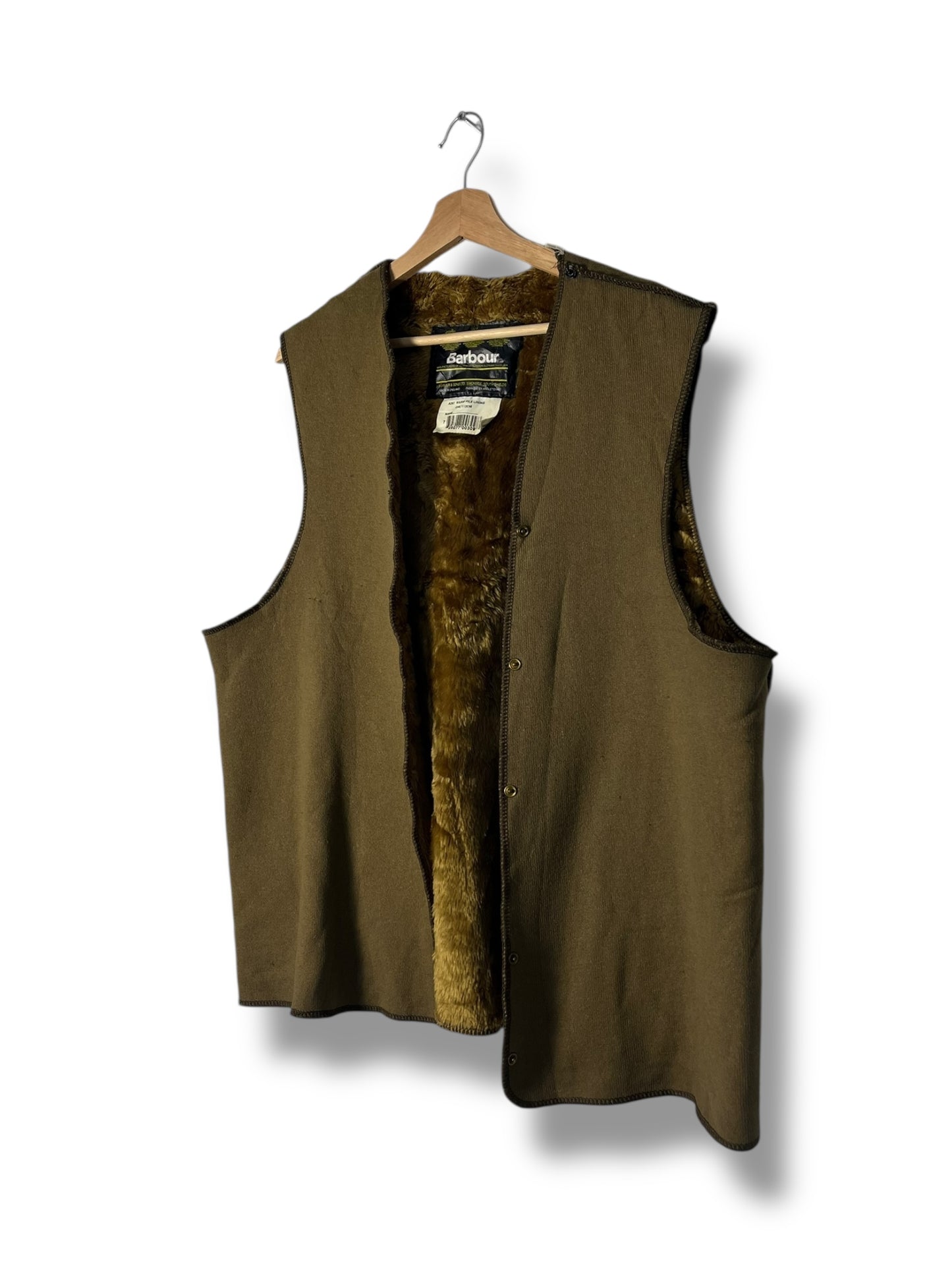 Barbour Vintage Body Warmer C44 Liner – Button Clip