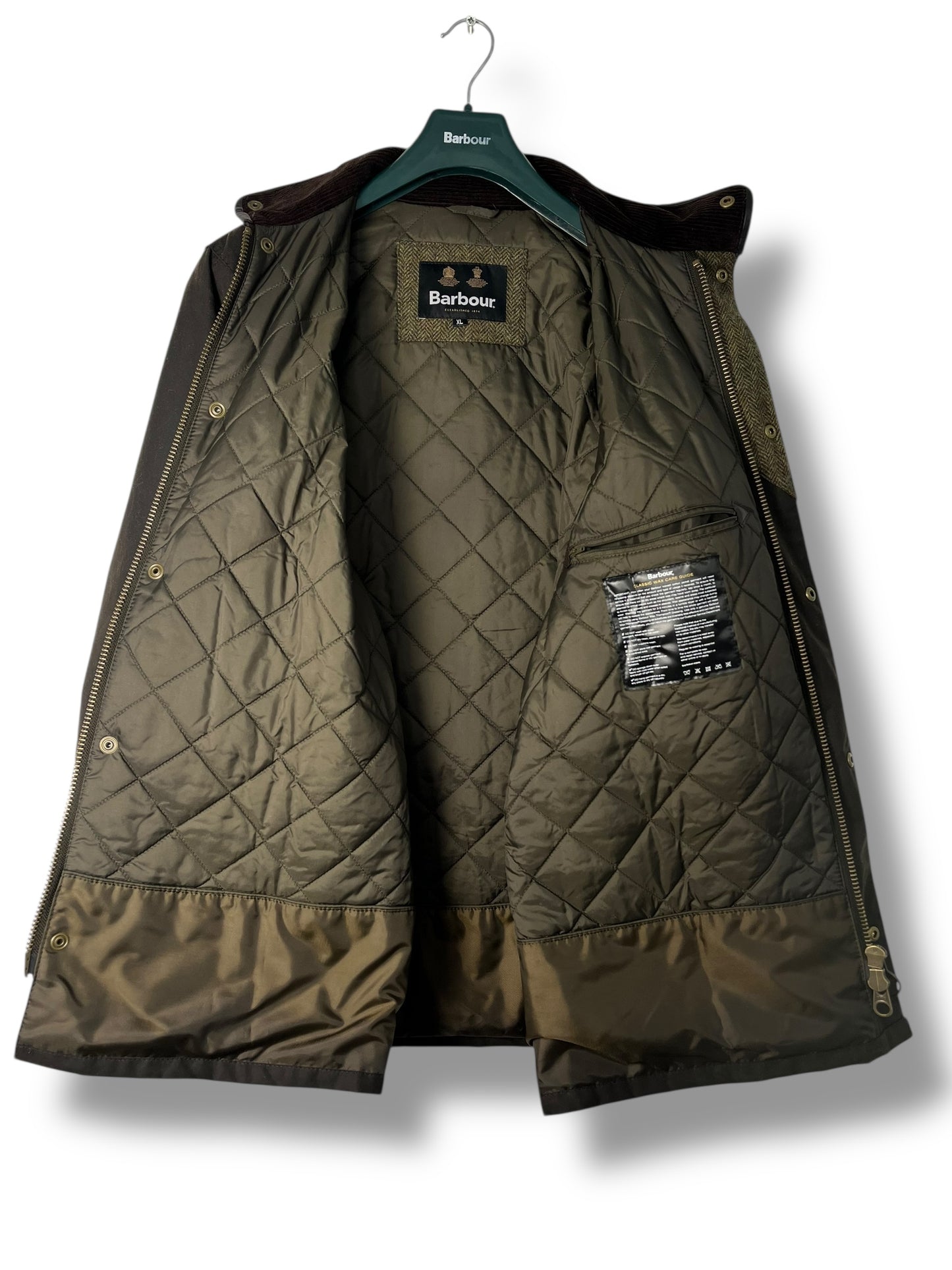 Barbour Hereford Wax Jacket – Olive – XL (2022) – Selected by DRAPS
