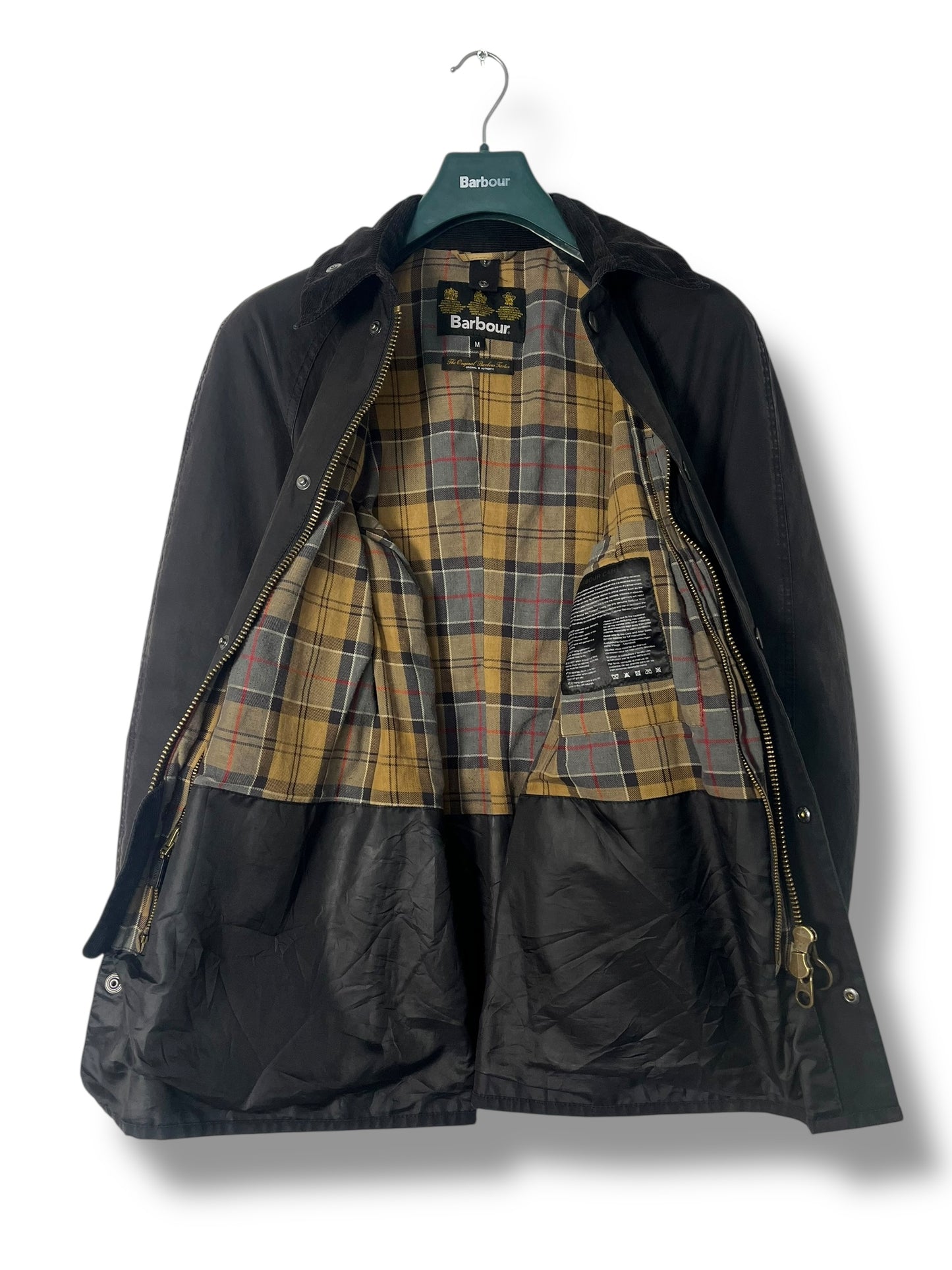 Barbour Ashby MWX0873BK91 – Vintage Black Wax Jacket (Size M)