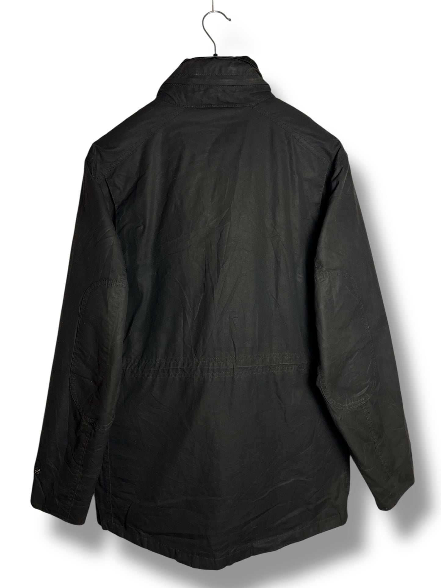 Barbour Sapper Wax Jacket Black Cotton Utility Jacket Medium