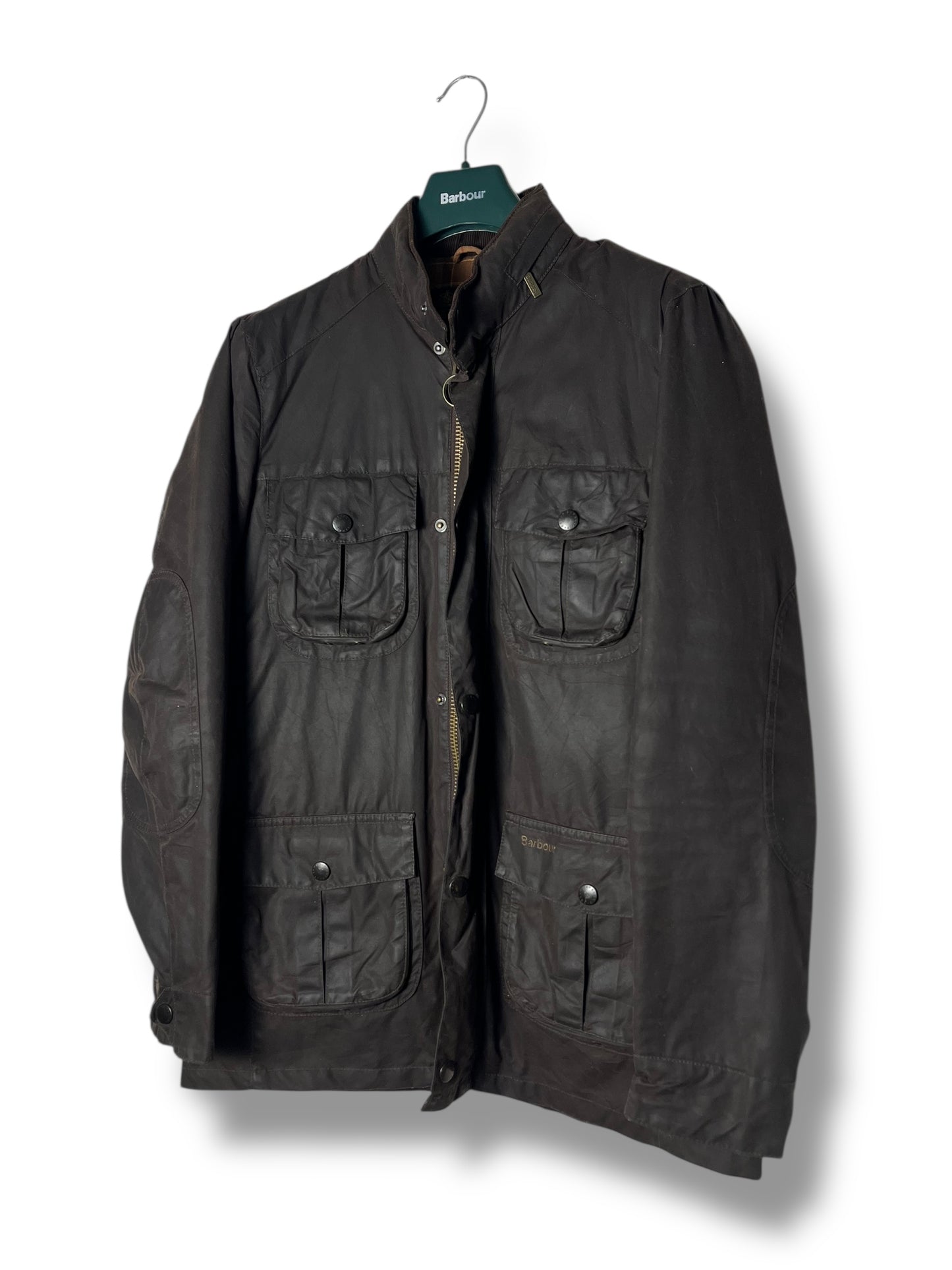 Barbour Corbridge Wax Jacket – Dark Brown – Size L