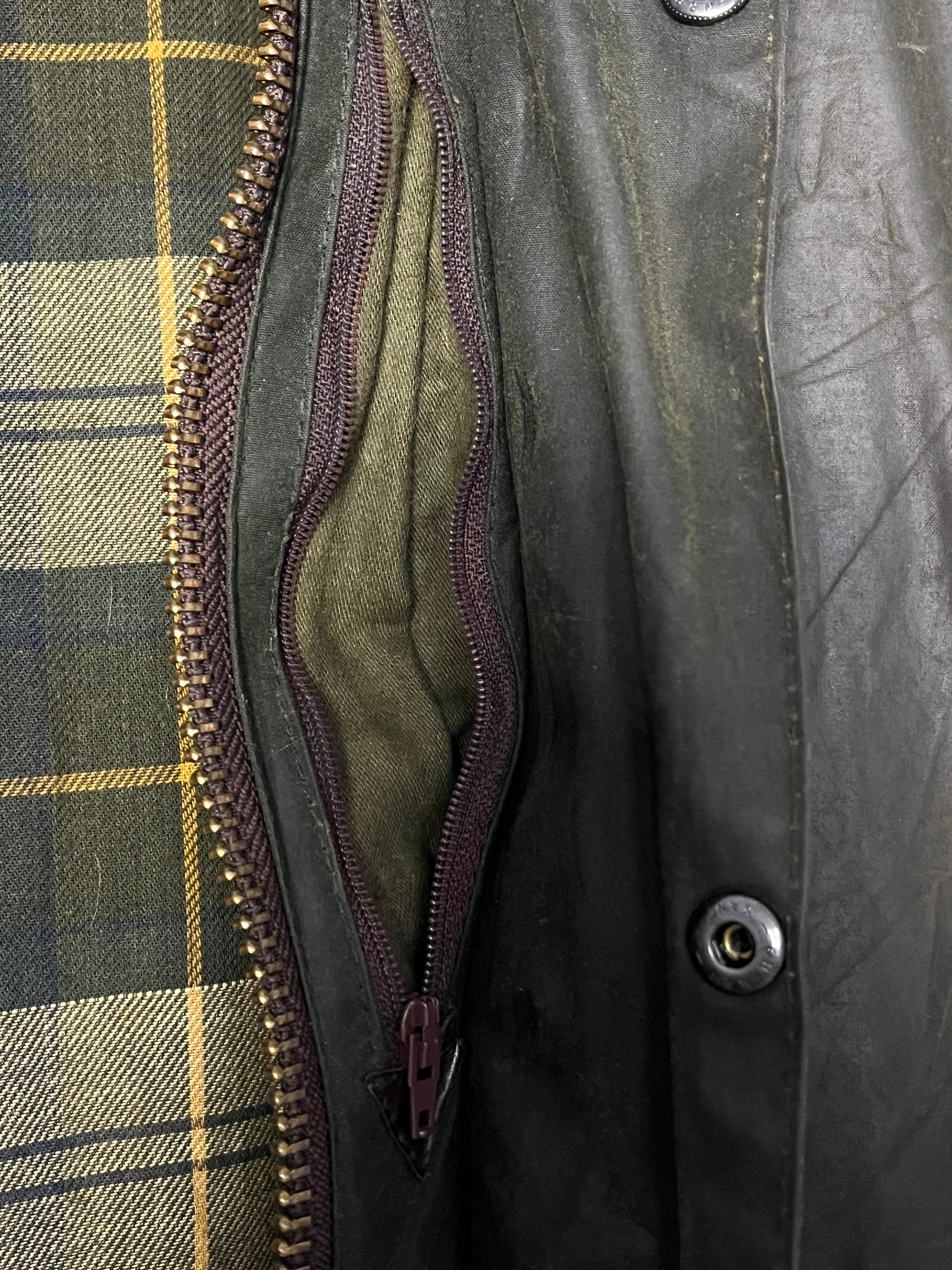 Barbour Border Jacket C42/107CM Vintage Olive Green – Draps Barcelona