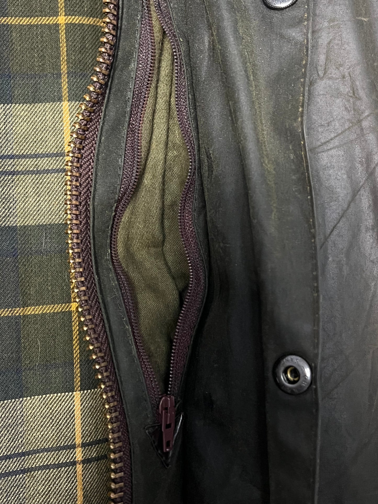 Barbour Border Jacket C42/107CM Vintage Olive Green