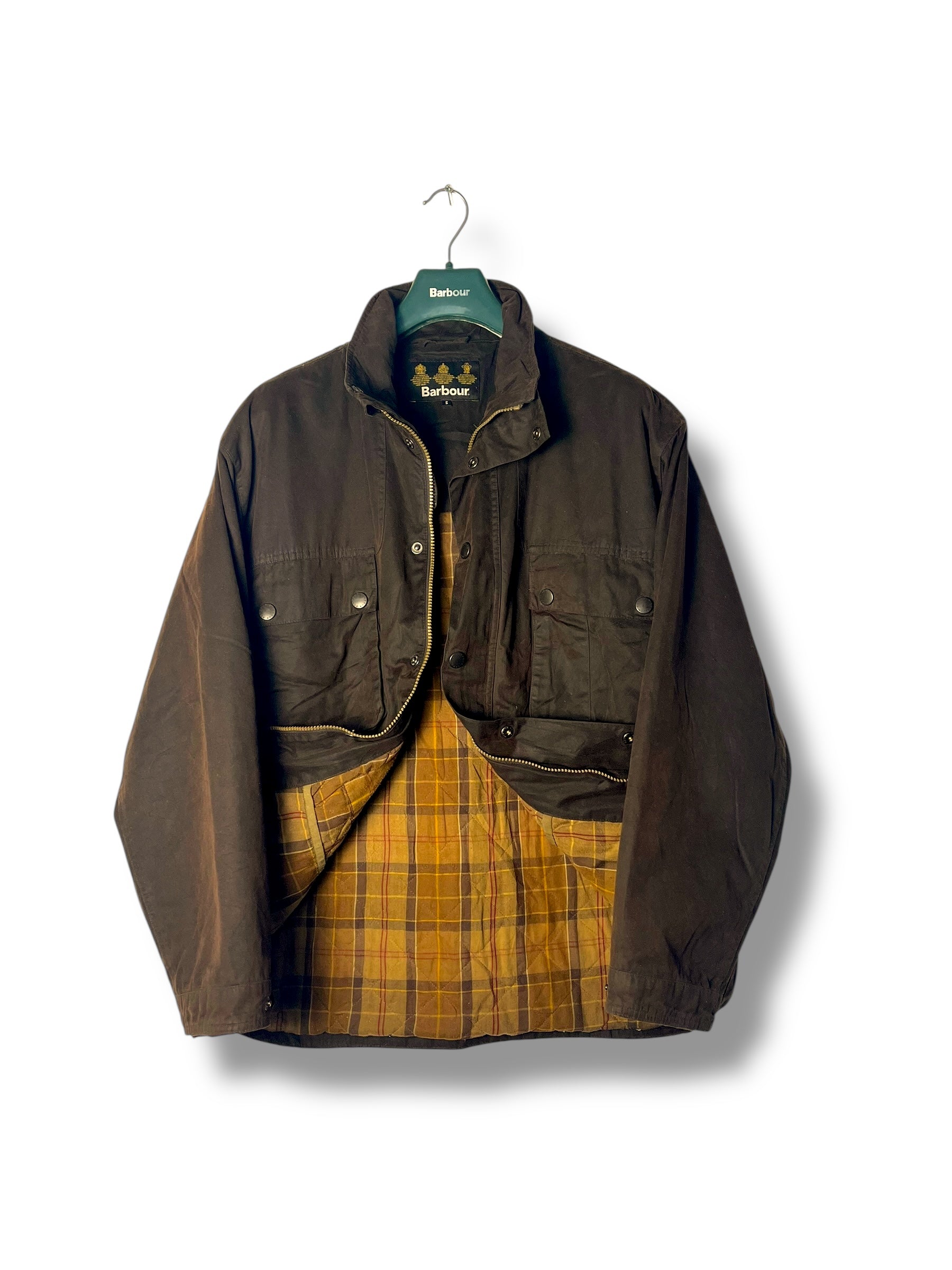 Barbour Morse Jacket T393 Vintage Dark Brown (Size S, fits like L