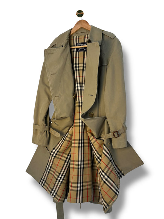 Original 90’s Vintage Burberry Trench Coat (Women’s) - UK 6