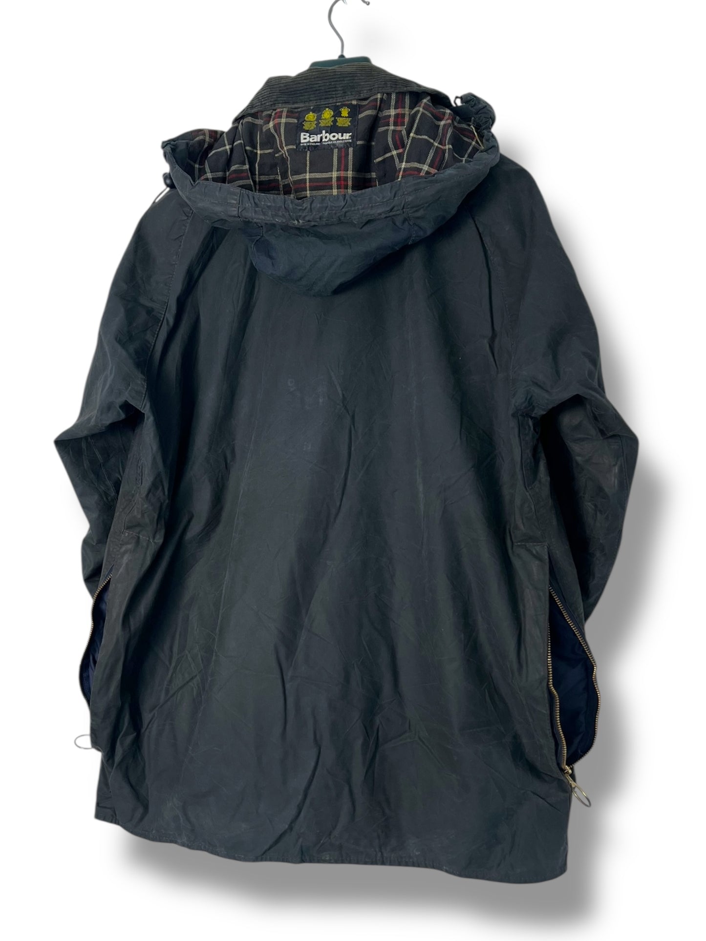 Barbour Beaufort Jacket C42 Navy Vintage 2000 (with Hood)