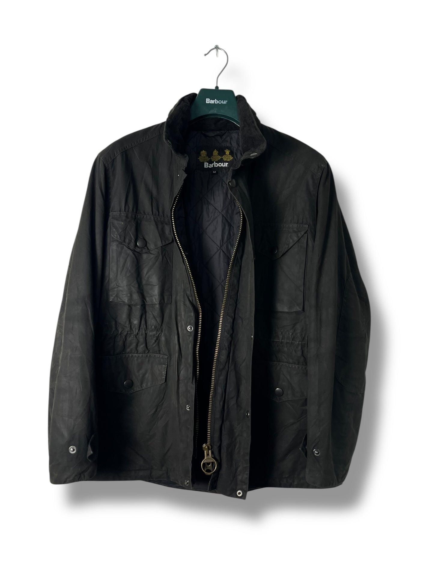 Barbour Sapper Wax Jacket M Black Vintage 2000’s