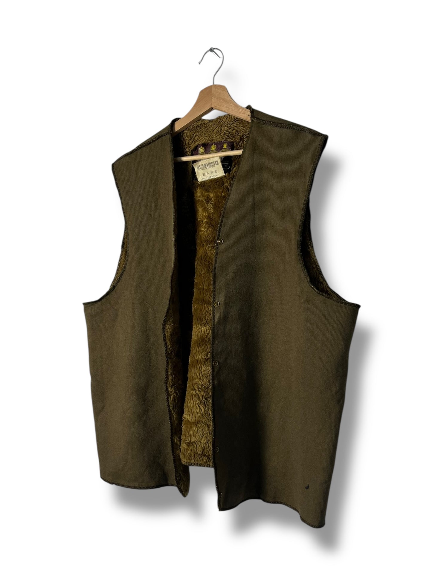 Barbour Vintage Body Warmer C46 Liner – Button Clip 1994