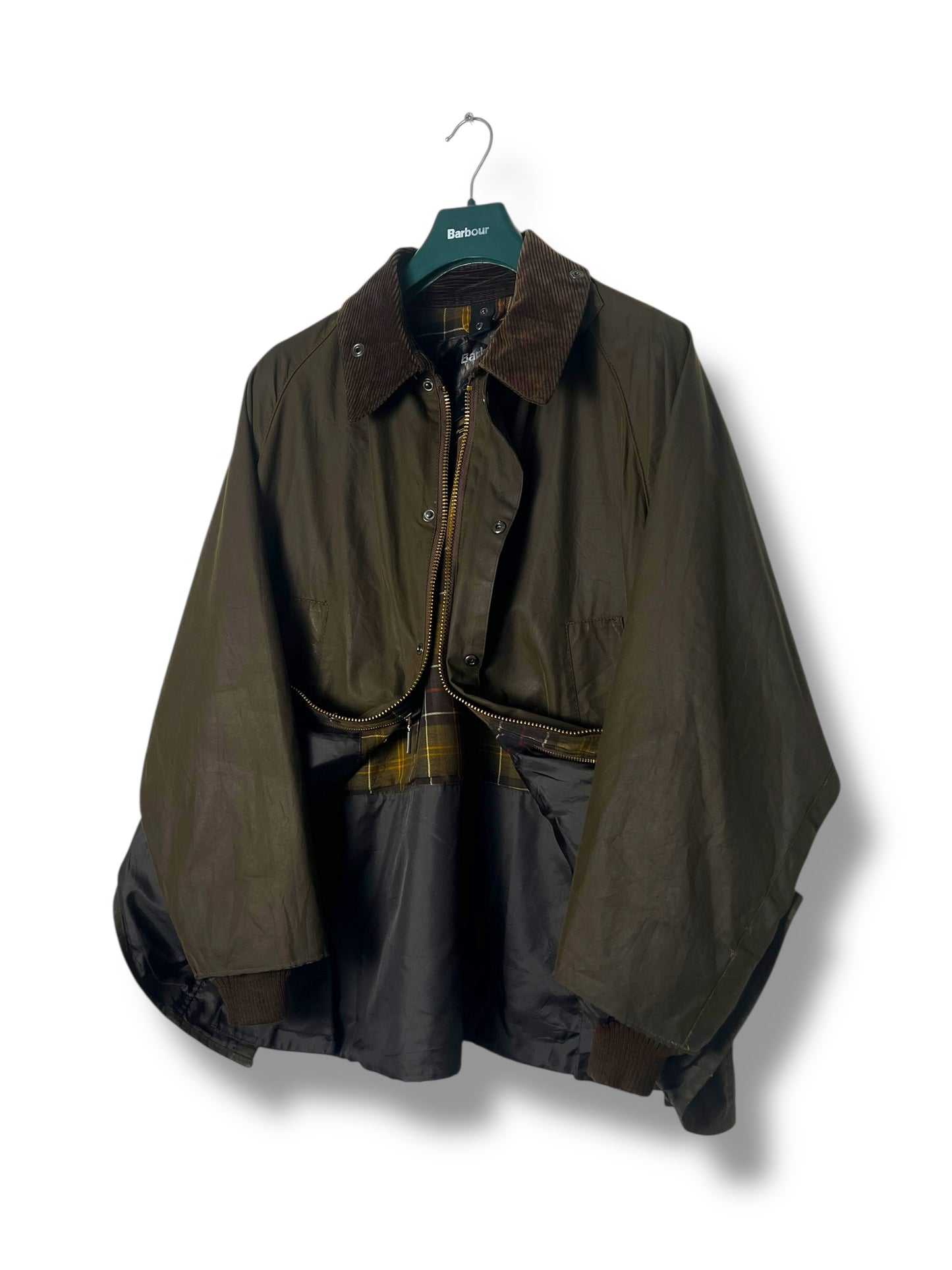 Barbour Bedale Classic C44 Olive Waxed Jacket – 2000 Vintage