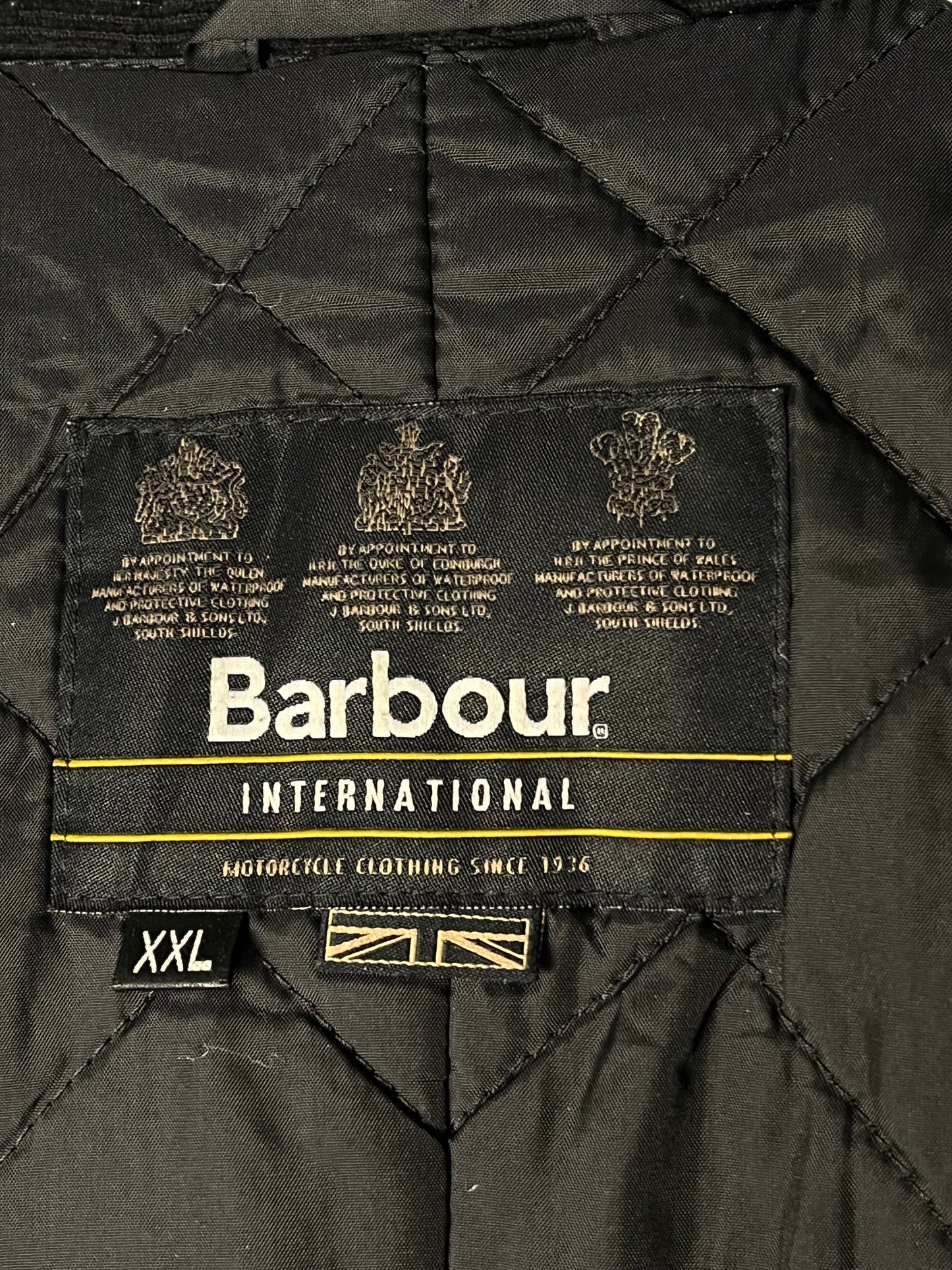 Barbour International Duke Jacket – Black – Size XXL